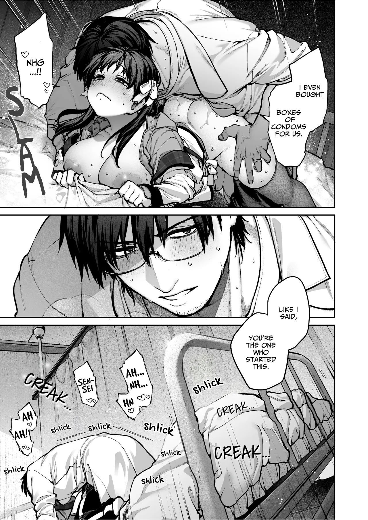 [Koutetsu Shabon Dama (Tamabon)] Kanojo wa Iranai Hattori Sensei! ~Koi wa Mendou Nante Itte Honto wa Ai ga Omo Sugiru~ | Mr. Hattori Doesn't Need A Girlfriend! ~he said love was a hassle, but his love is just too heavy~ [English] page 28 original parody - sole female sole male hentai manga - read online free
