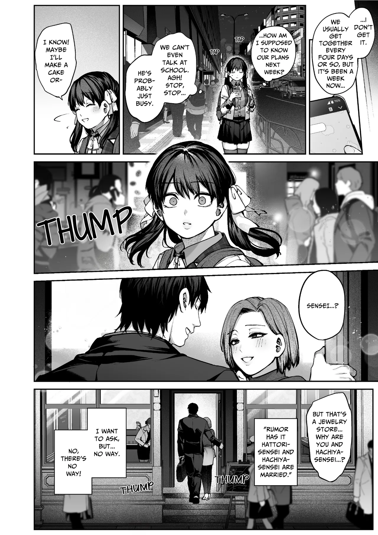 [Koutetsu Shabon Dama (Tamabon)] Kanojo wa Iranai Hattori Sensei! ~Koi wa Mendou Nante Itte Honto wa Ai ga Omo Sugiru~ | Mr. Hattori Doesn't Need A Girlfriend! ~he said love was a hassle, but his love is just too heavy~ [English] page 55 original parody - squirting virginity hentai manga - read online free