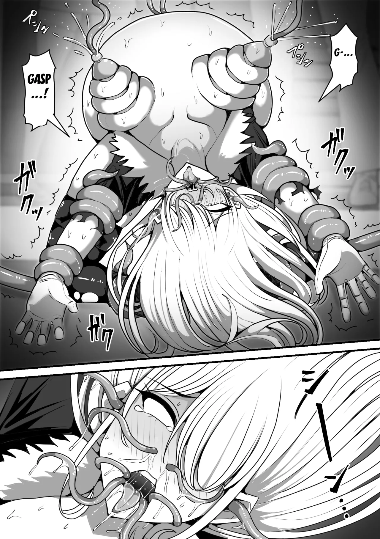 Majo ga Shokushu ni Kisei sa re Shokushu o Shussan shi Makuru Hanashi page 62 original parody - sole female stockings hentai manga - read online free