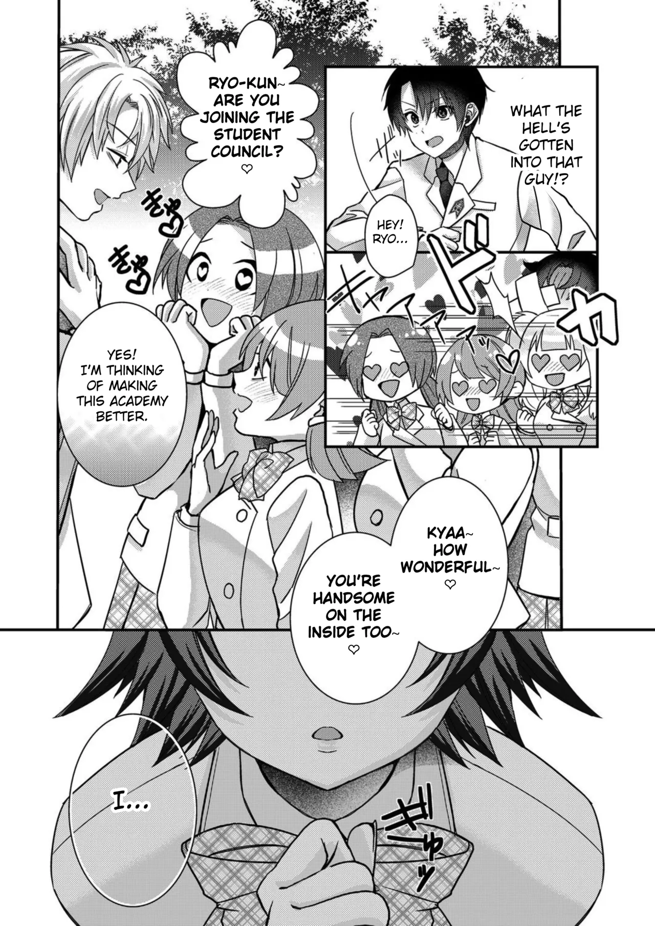 Eroge Sekai ni Tensei Shita ore ga, Oshi e no ai de Netorare Hiroin o Shiawaseni Suru. ch.1-12 page 158 - kissing big breasts hentai manga - read online free