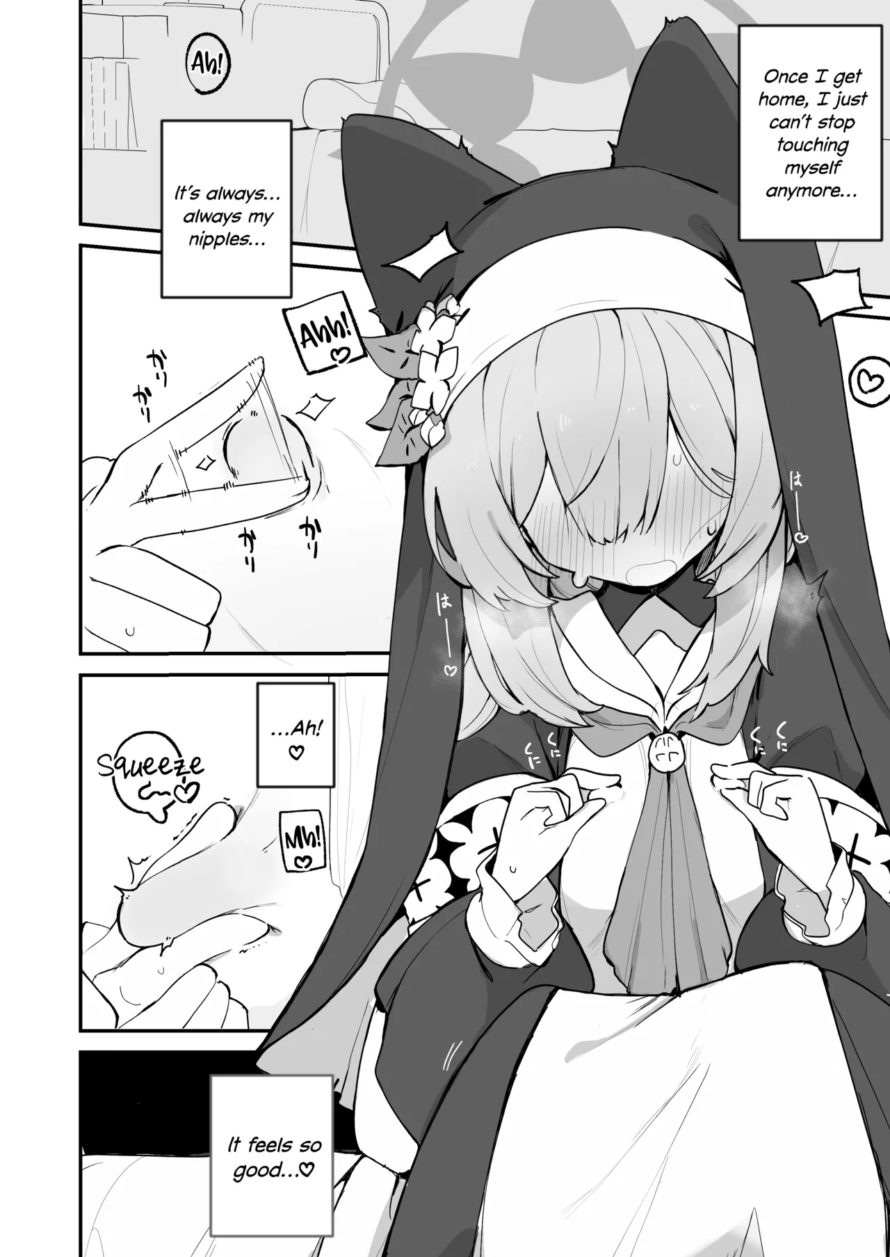 Mari no Chikubi no Hon | Mari's Nipple Book page 20 featuring mari iochi blue archive parody - sole female sole male hentai manga - read online free