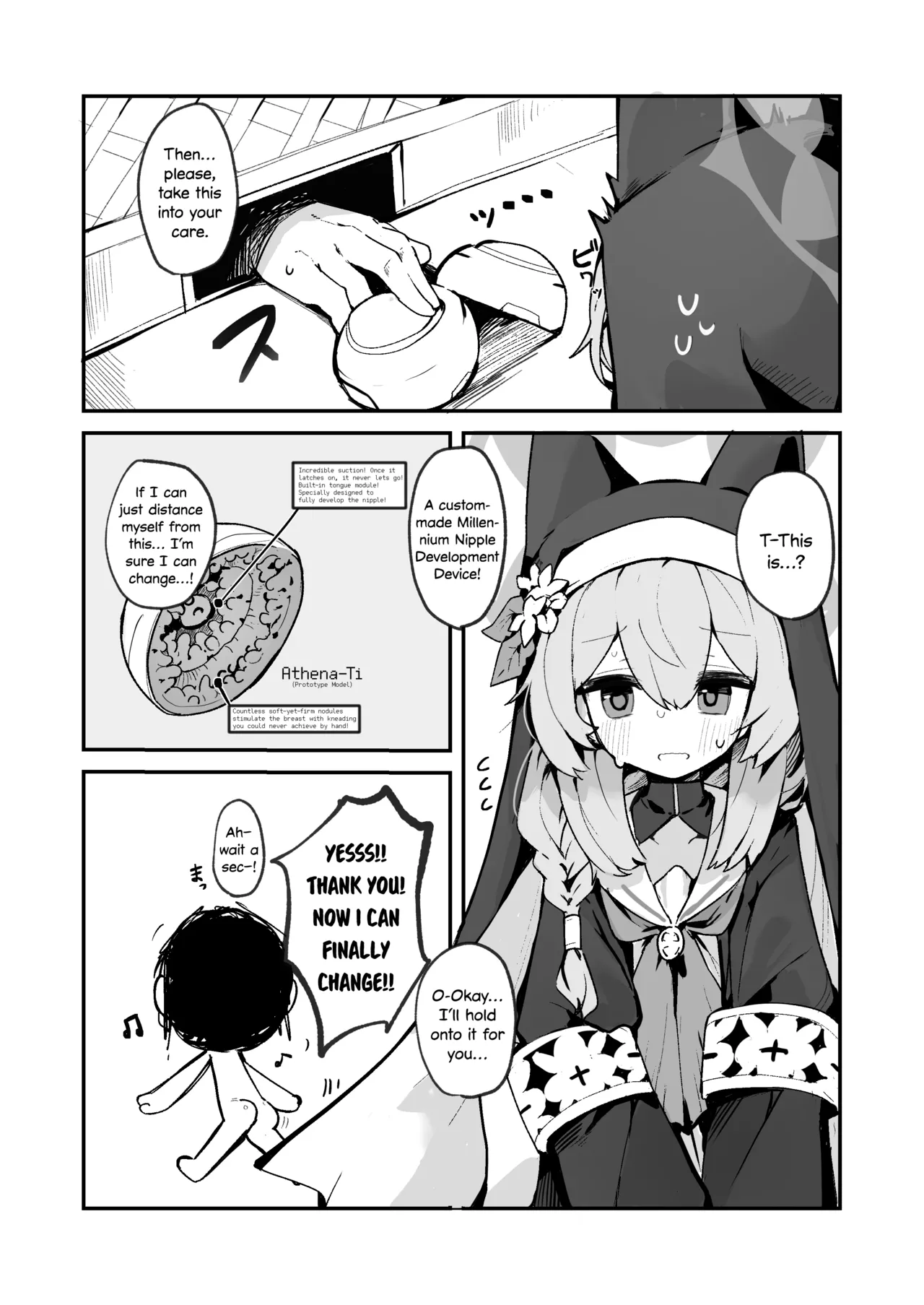 Page 5 of [Mijiya (Mikozin)] Mari no Chikubi no Hon | Mari's Nipple Book (Blue Archive) [English] [DKKMD Translations] [Digital]