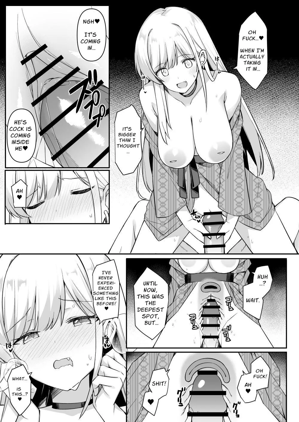 Shuugaku Ryokou de Onsen Ryokan ni Kita Gal, Nakai no Dekachinpo de Wakarase Zecchou | Gals on a Hot-spring Inn Trip are Shown Who's Boss by their Big Dick Waiter page 43 original parody - sole male nakadashi hentai manga - read online free