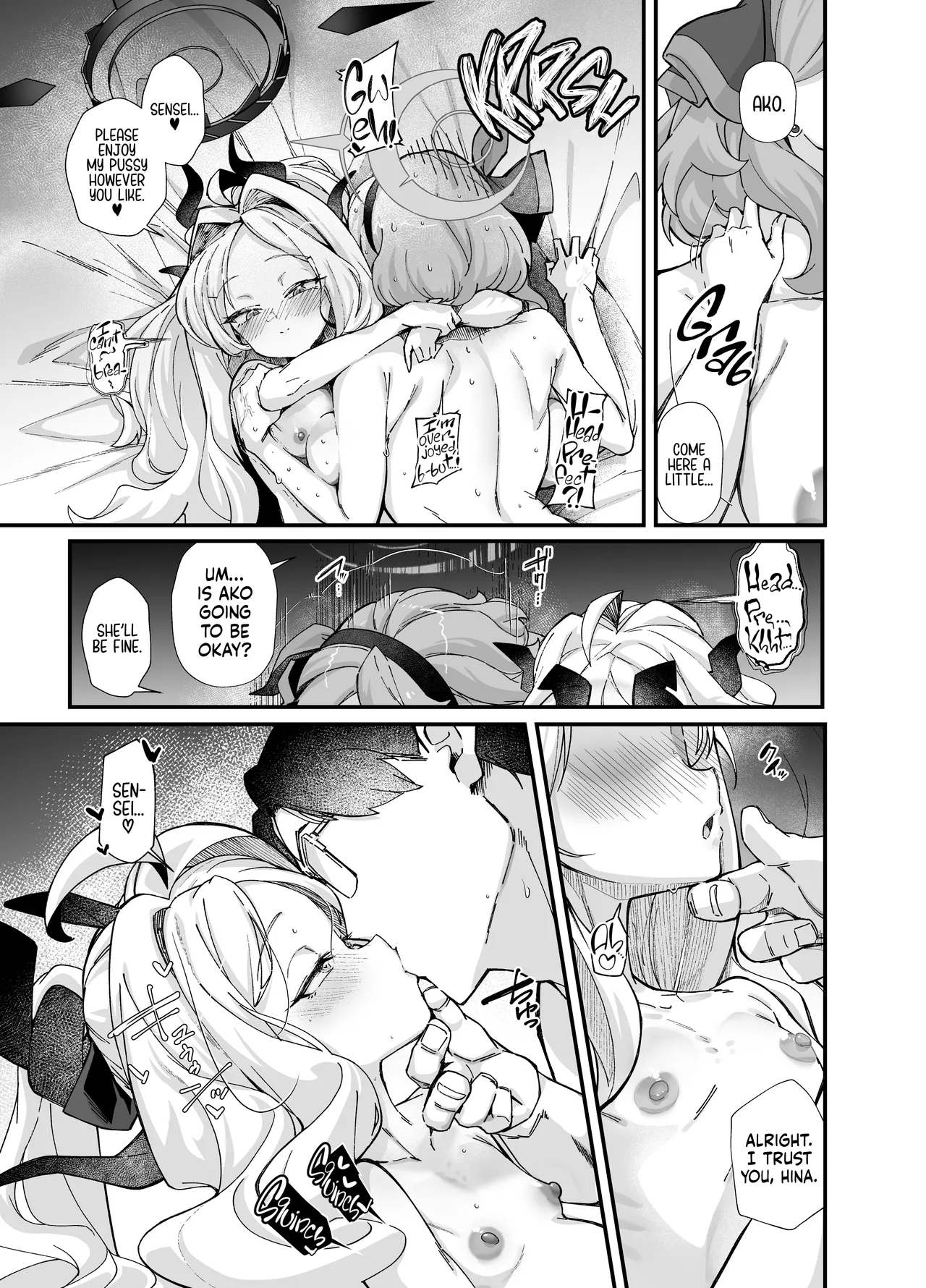 Sei no Midare wa Fuuki no Midare | Disorderly Sex, Disorderly Conduct page 23 featuring chinatsu hinomiya blue archive parody - nakadashi x-ray hentai manga - read online free