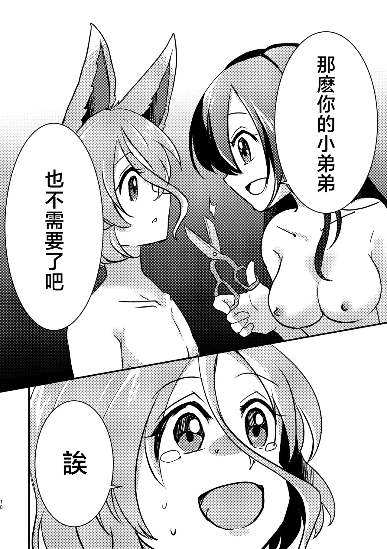 Dochi ga Suki? | 你喜歡哪個? page 18 featuring tsukasa kudamaki touhou project parody - kemonomimi tail hentai manga - read online free
