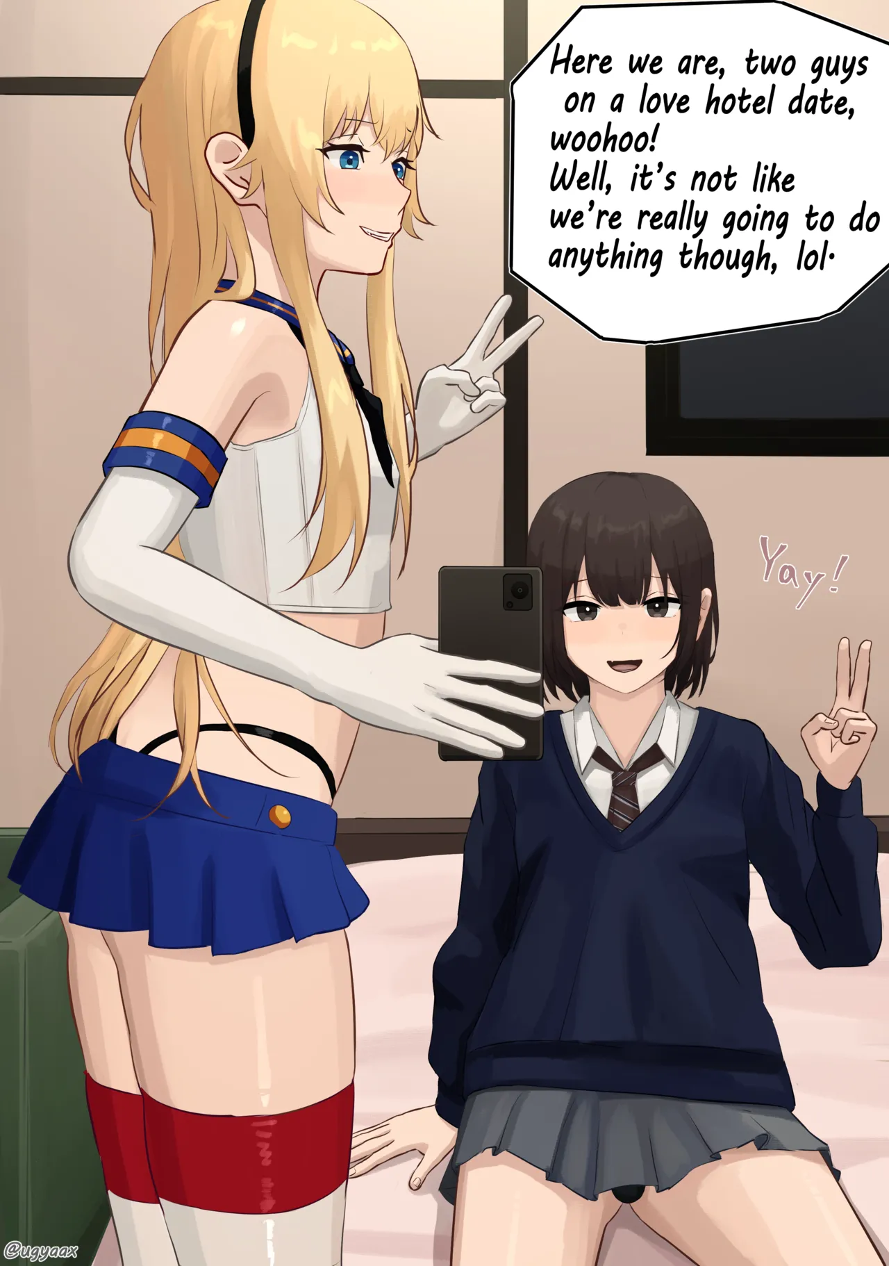 Ugya page 80 - crossdressing yaoi hentai manga - read online free