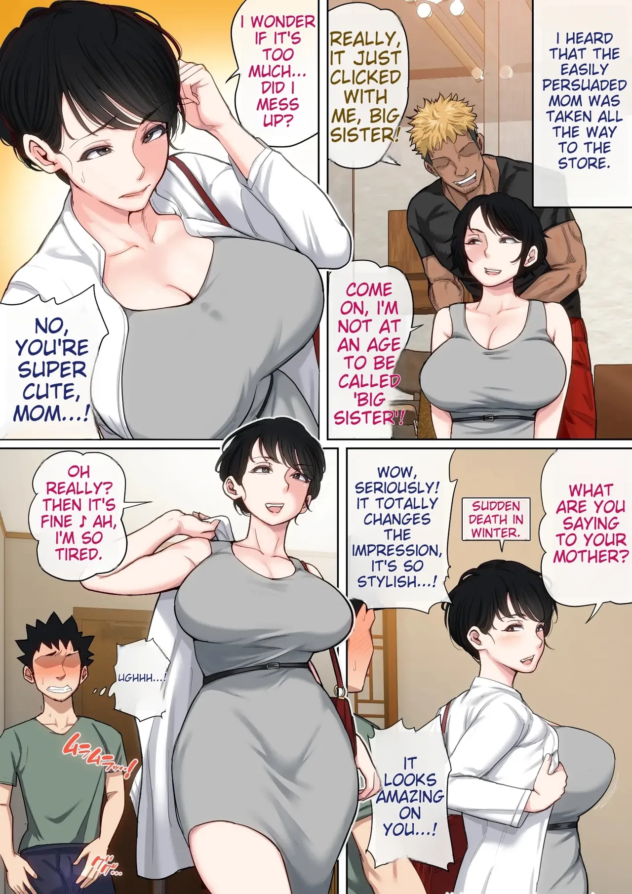 [Natsume Benkei] Nyuuin-chuu no Muramura wa Okaa-san de... 2 [English] page 72 original parody - milf kissing hentai manga - read online free