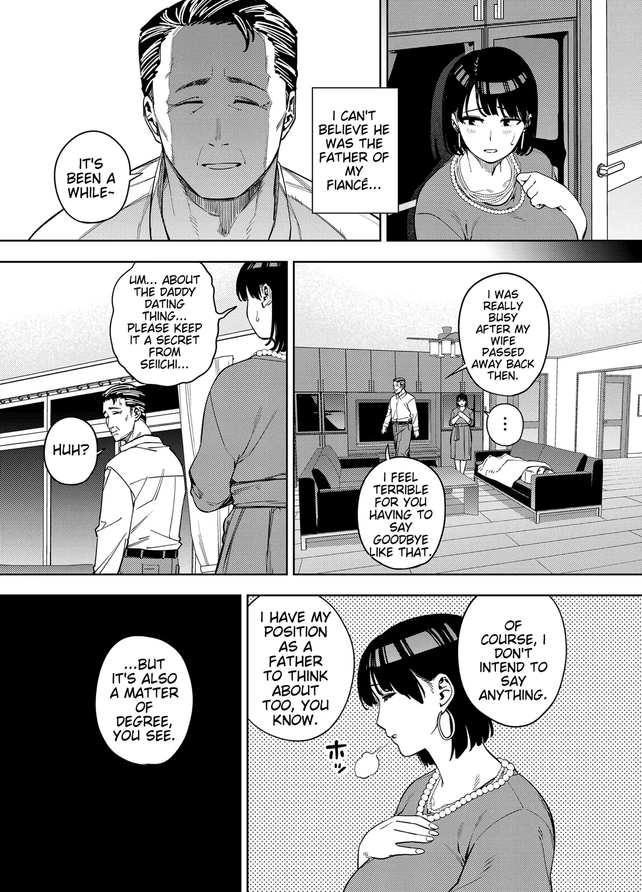 Page 16 of [Ougon Shinshi Club (Kaniguruma)] Gifu ni Dakareru Tsuma Mika-hen 1 | Wife embraced by father-in-law 1 [English] [woof!]