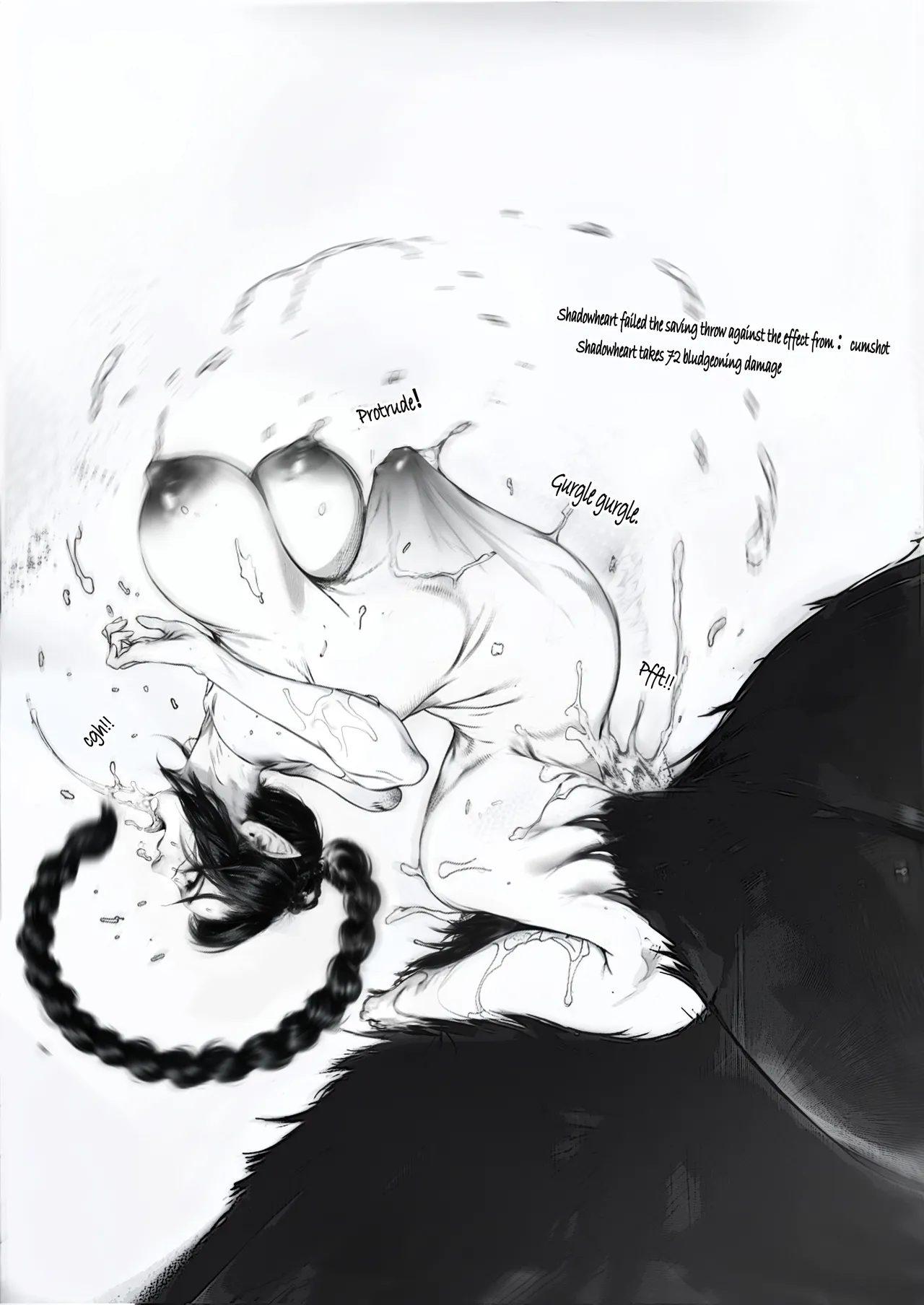 playing with shadowheart page 24 featuring shadowheart baldurs gate parody - elf monster hentai manga - read online free