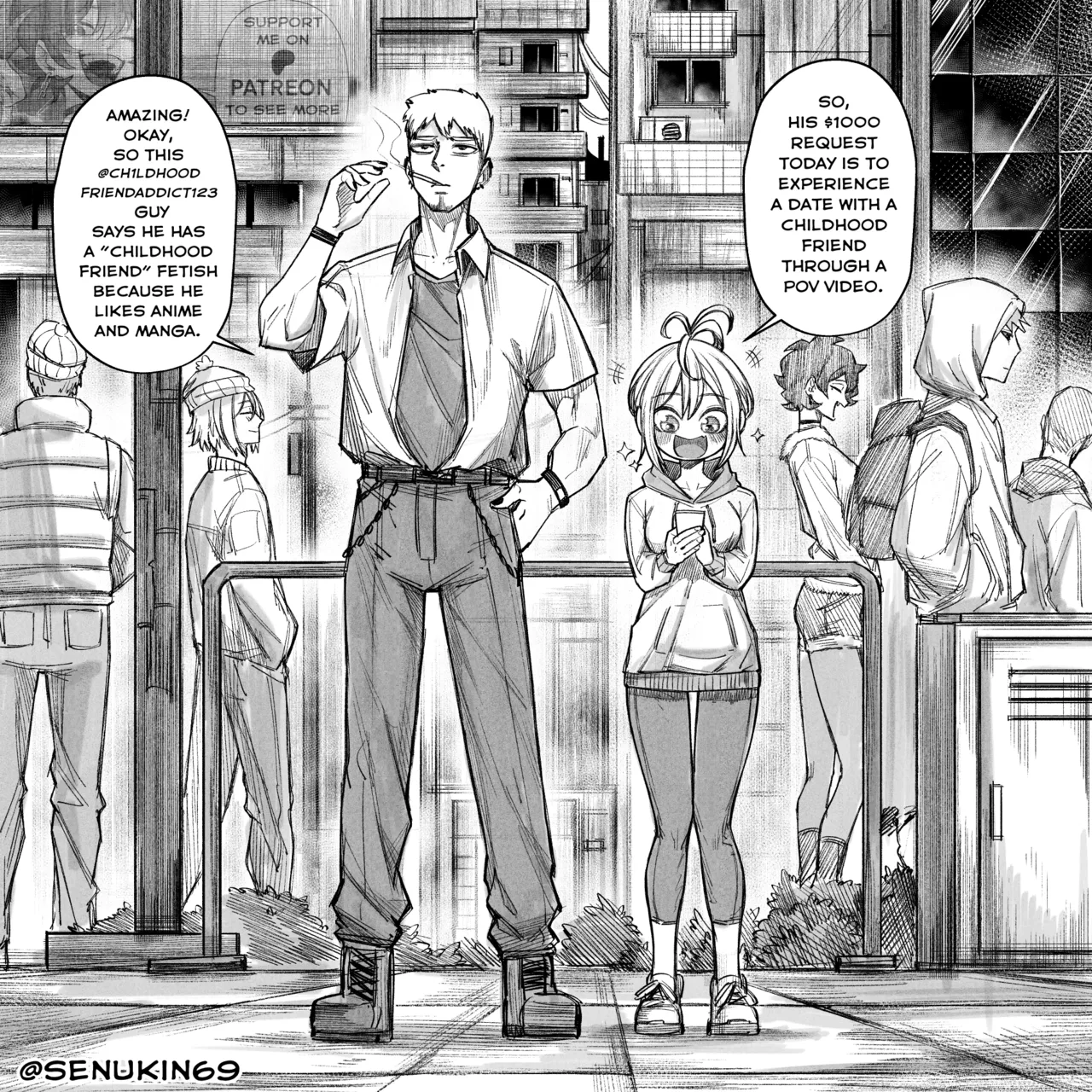 My friend's AnlyFons #1-2 page 16 - big breasts prostitution hentai manga - read online free