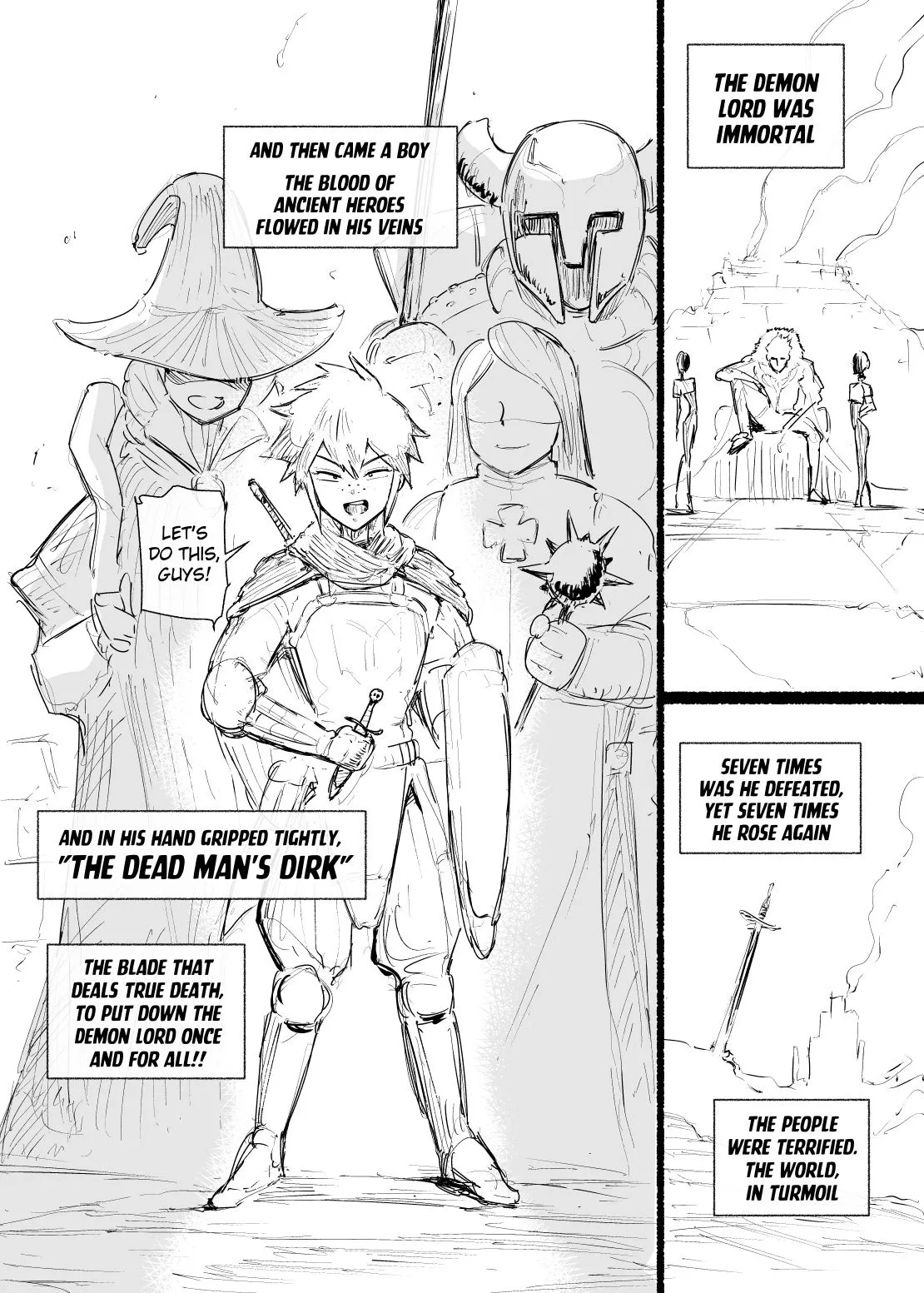 Page 1 of [Kirsi] Hero fall part 1