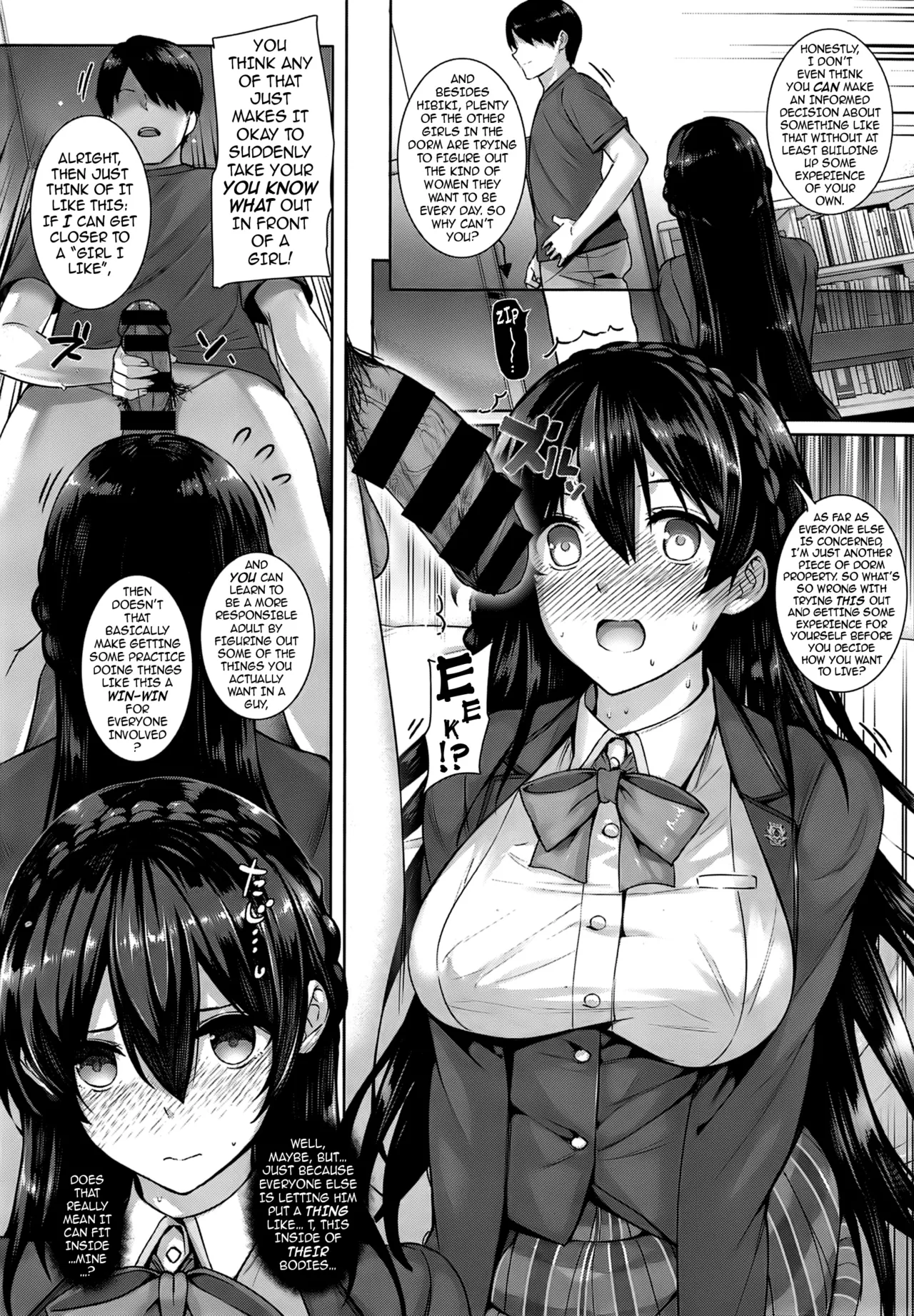 Amatsuka Gakuen no Ryoukan Seikatsu 1-9 page 13 - milf sweating hentai manga - read online free