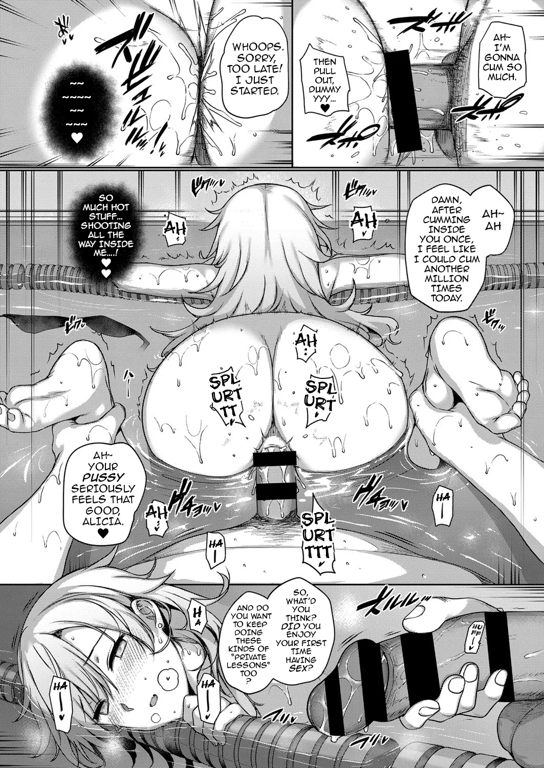Amatsuka Gakuen no Ryoukan Seikatsu 1-9 page 144 - milf sweating hentai manga - read online free