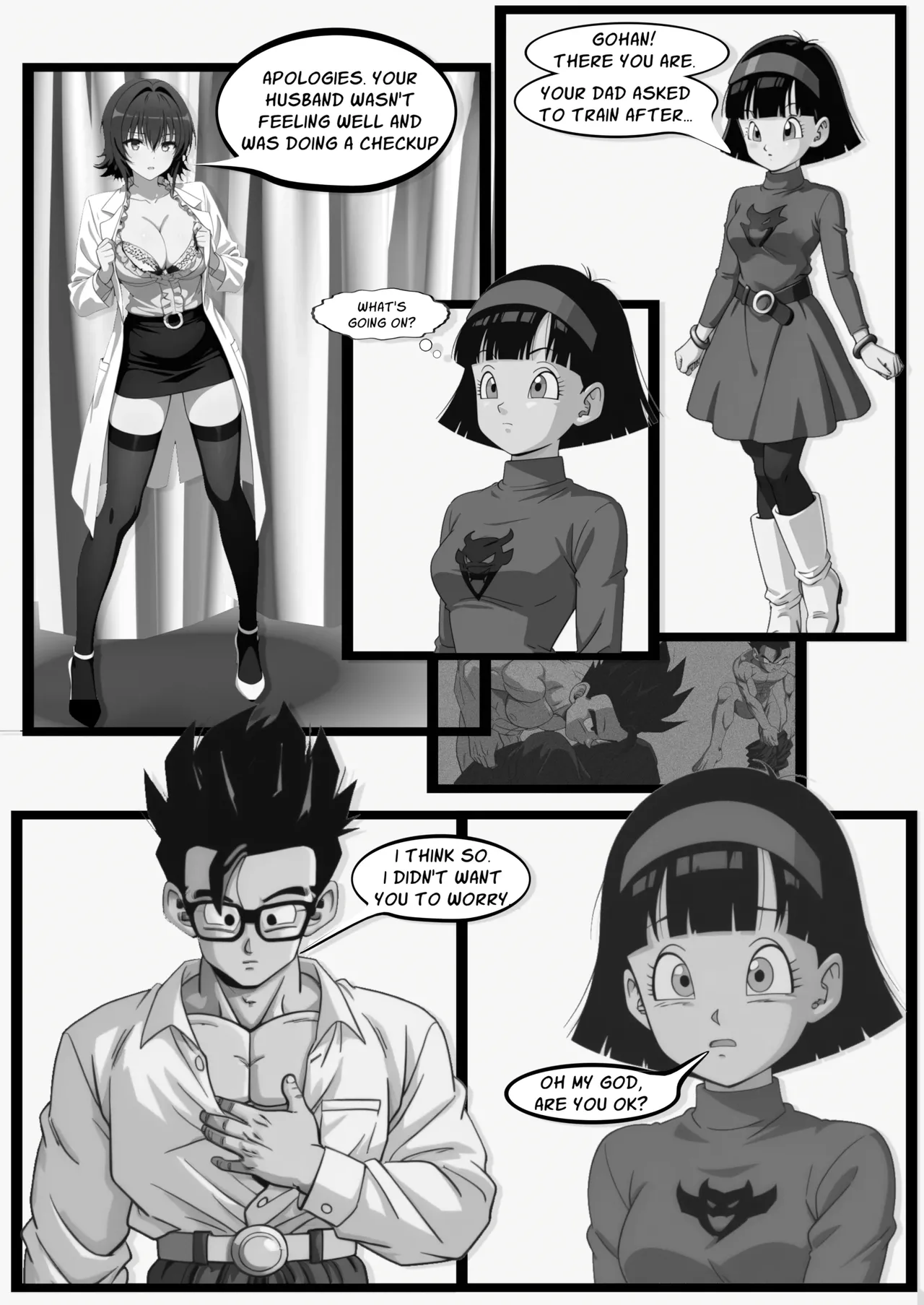 CHR2 The Beauty and the Beast page 9 featuring son gohan boku wa tomodachi ga sukunai parody - comic ai generated hentai manga - read online free