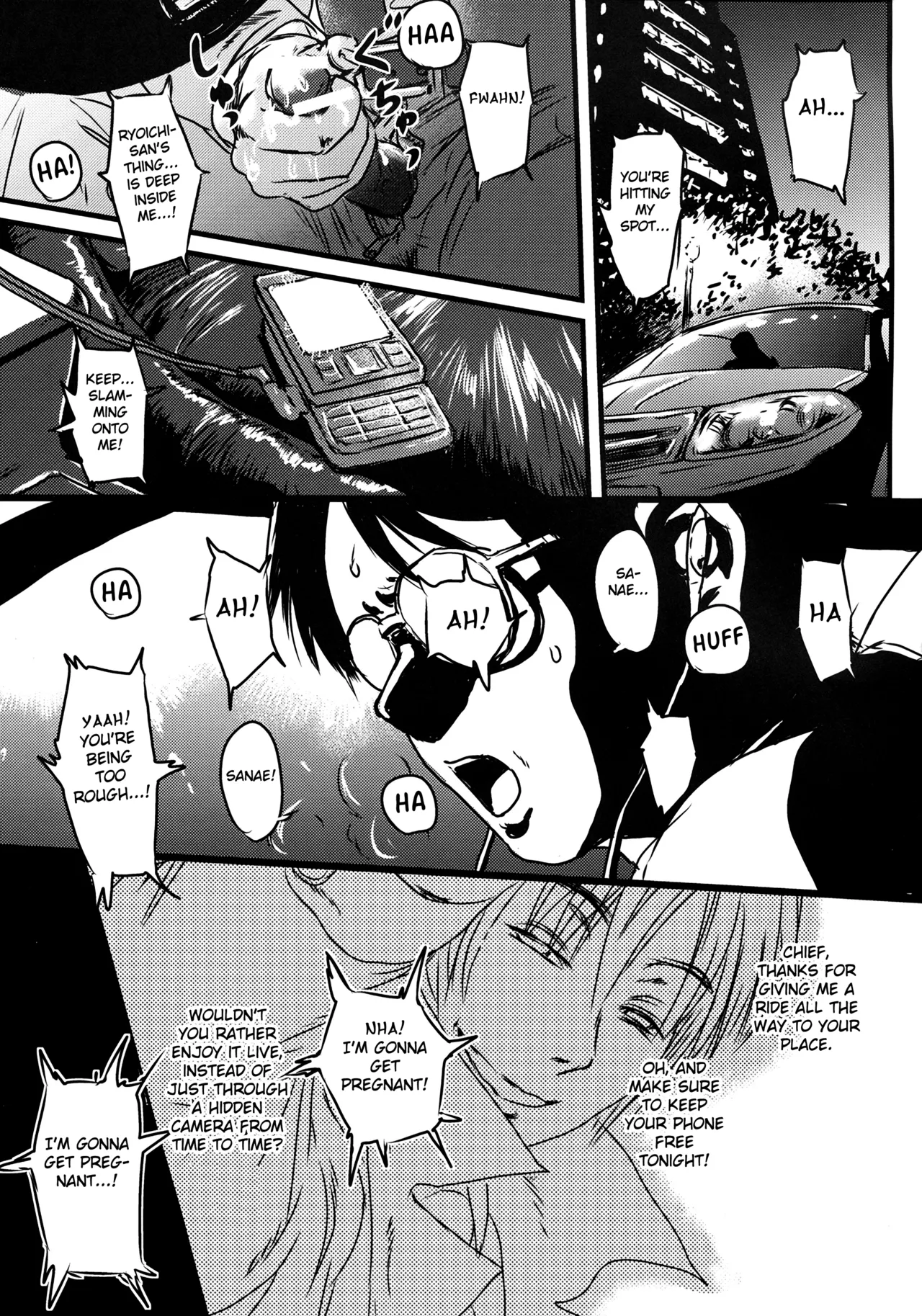 (C77) [Kabushikigaisha Toranoana (Various)] Himitsu no Sanae-san - Sanae-san's Secret! | Sanae's Secret Ch. 1-3 (Aisai Nikki) [English] [Fated Circle] page 40 aisai nikki parody - big breasts cunnilingus hentai manga - read online free