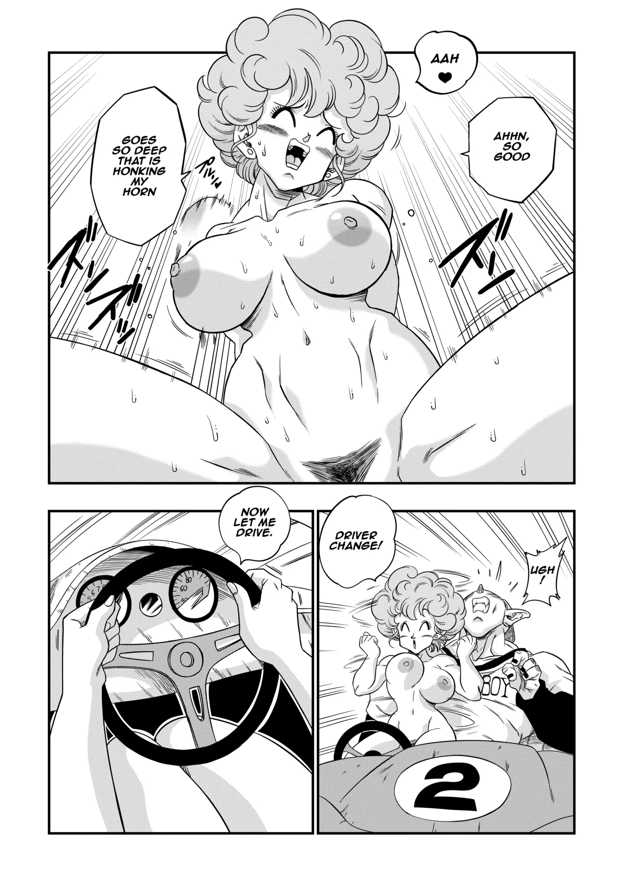 Burning Road! Driver's License page 14 featuring cynthia dragon ball z parody - big breasts uncensored hentai manga - read online free