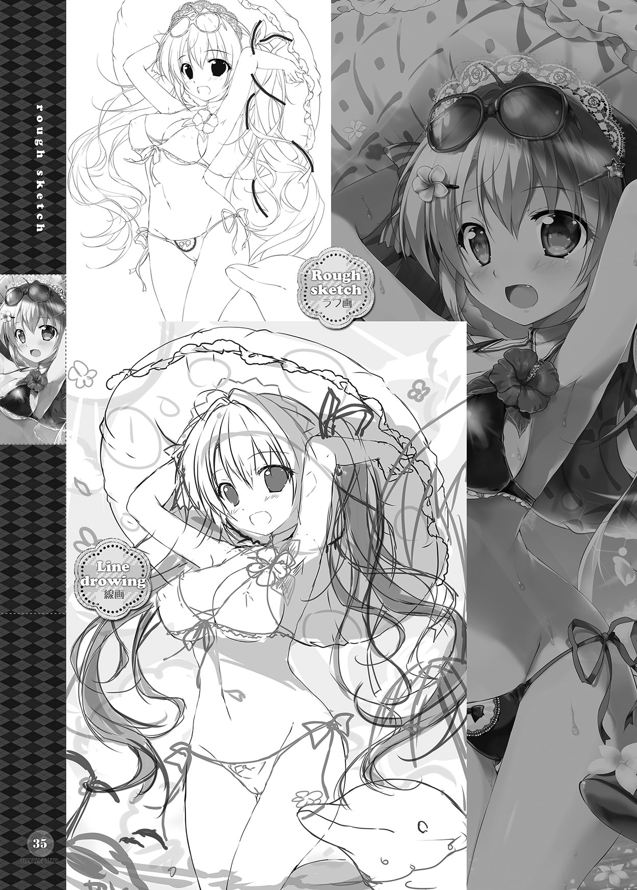 LEMONADE STAND page 34 - swimsuit bikini hentai manga - read online free