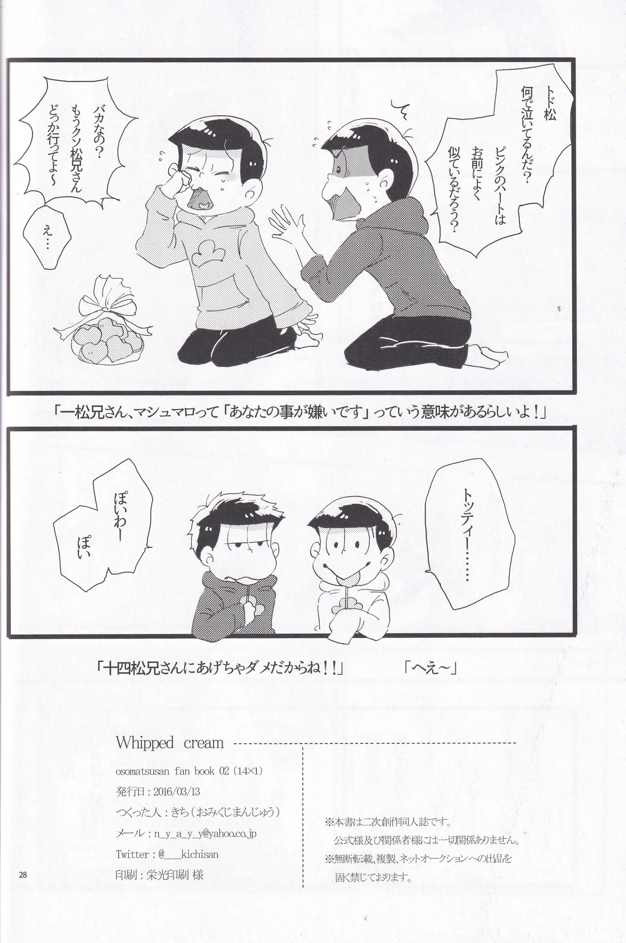 Whipped cream page 30 featuring ichimatsu matsuno osomatsu-san parody - twins anal hentai manga - read online free