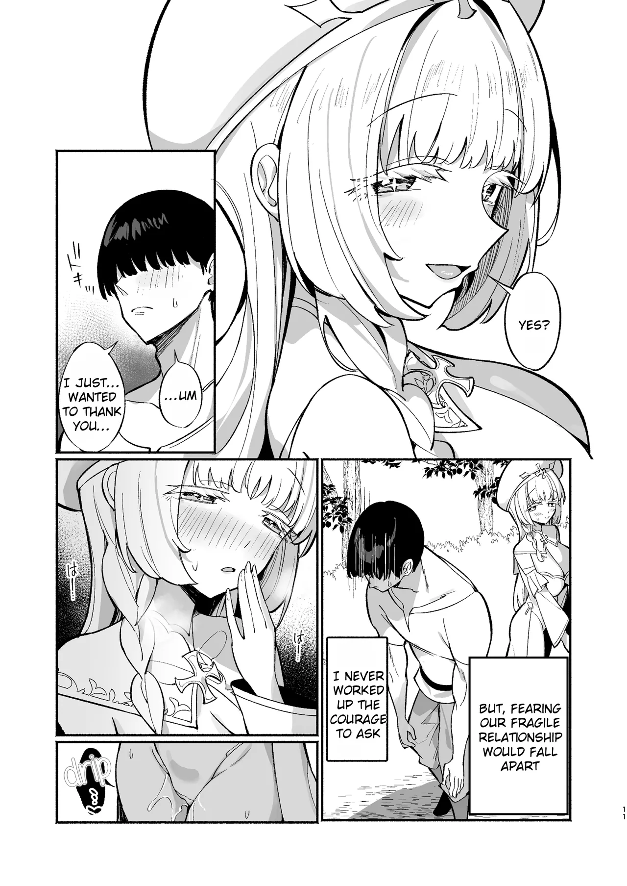 [Unahouse (Unacchi)] Mint-san wa Amaama Koubi shitai. ~Kyonyuu Healer no Onee-san ga Mechakucha Sasotte kuru Hanashi~ | Mint-neesan wants to be lovey-dovey with Warrior-kun ~Seduced by the aggressive short-stack healer~ [English] [Rei Scans] [Digital] page 10 original parody - big breasts ahegao hentai manga - read online free