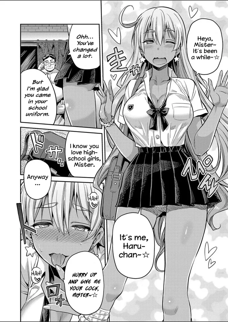 [Hinotsuki Neko] Junjou X Hatsujou X Kuro Gyaru-jou - Jimiko na Watashi ga Enkou Bitch JK ni Natta Riyuu | Innocence X Arousal X Black Gyaru ~Why A Plain Girl Like Me Became A High-School Bitch Prostitute~ (COMIC Grape Vol. 52) [English] [Rinruririn] page 16 - glasses cheating hentai manga - read online free