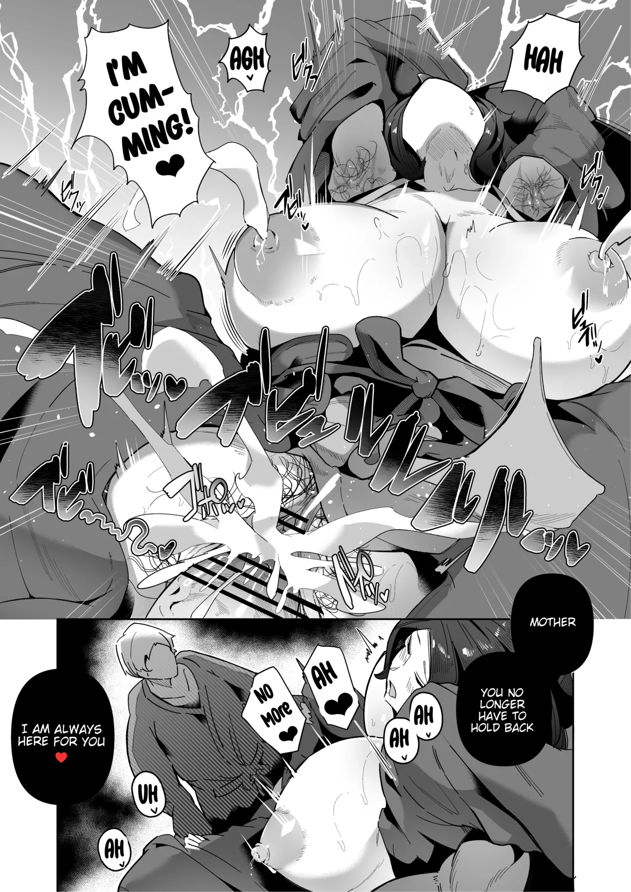 [Noumusai (Miyashiro Yousuke)] Elf no Youbo ~Aisuru Mama to Ecchi na Shikitari~ | Elf Wife ~A Ritual Of Intimacy With My Beloved Mom~ [English] page 26 original parody - elf inseki hentai manga - read online free
