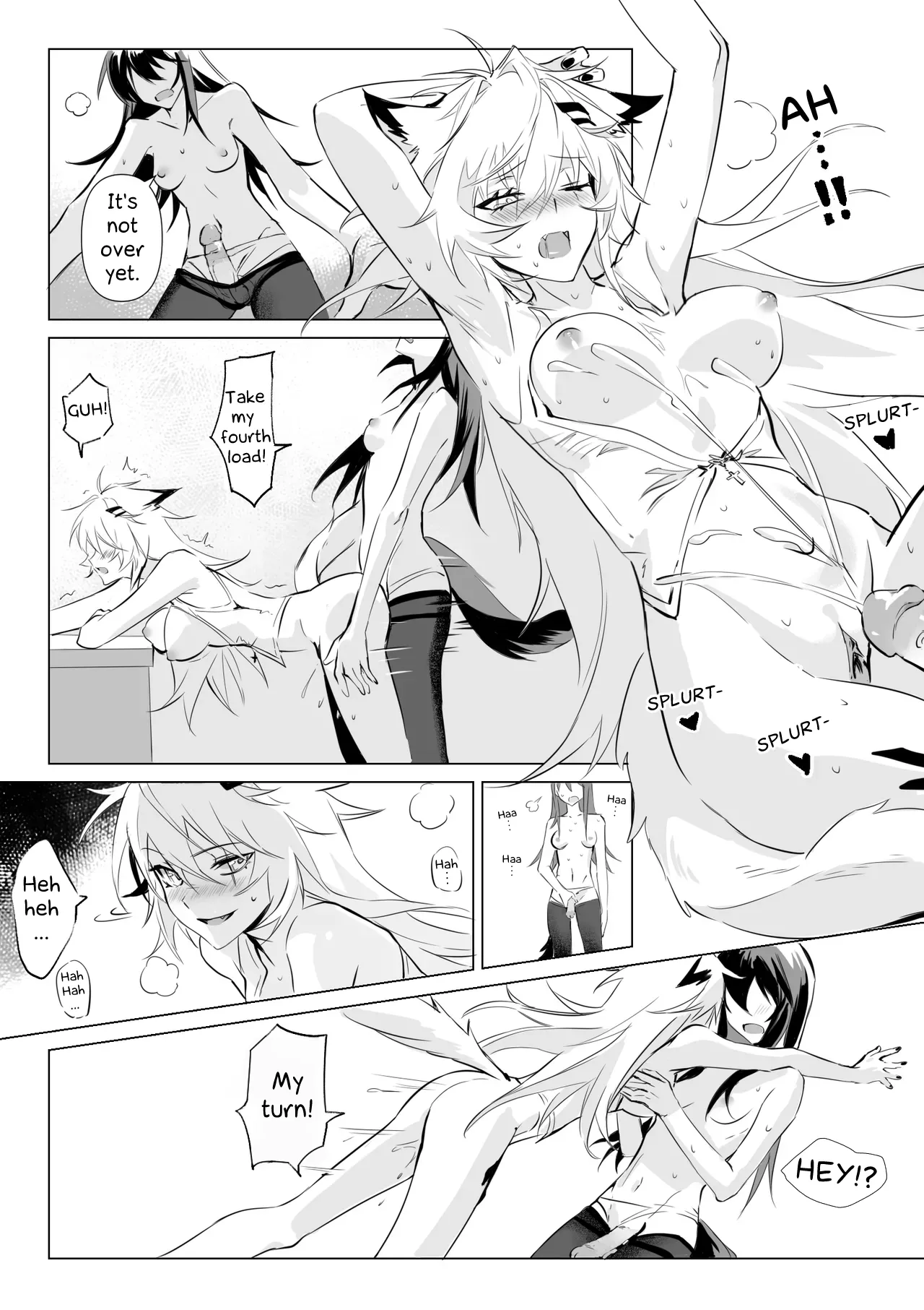 【Moeko Me】To ignite a fire page 48 featuring lappland arknights parody - futanari uncensored hentai manga - read online free
