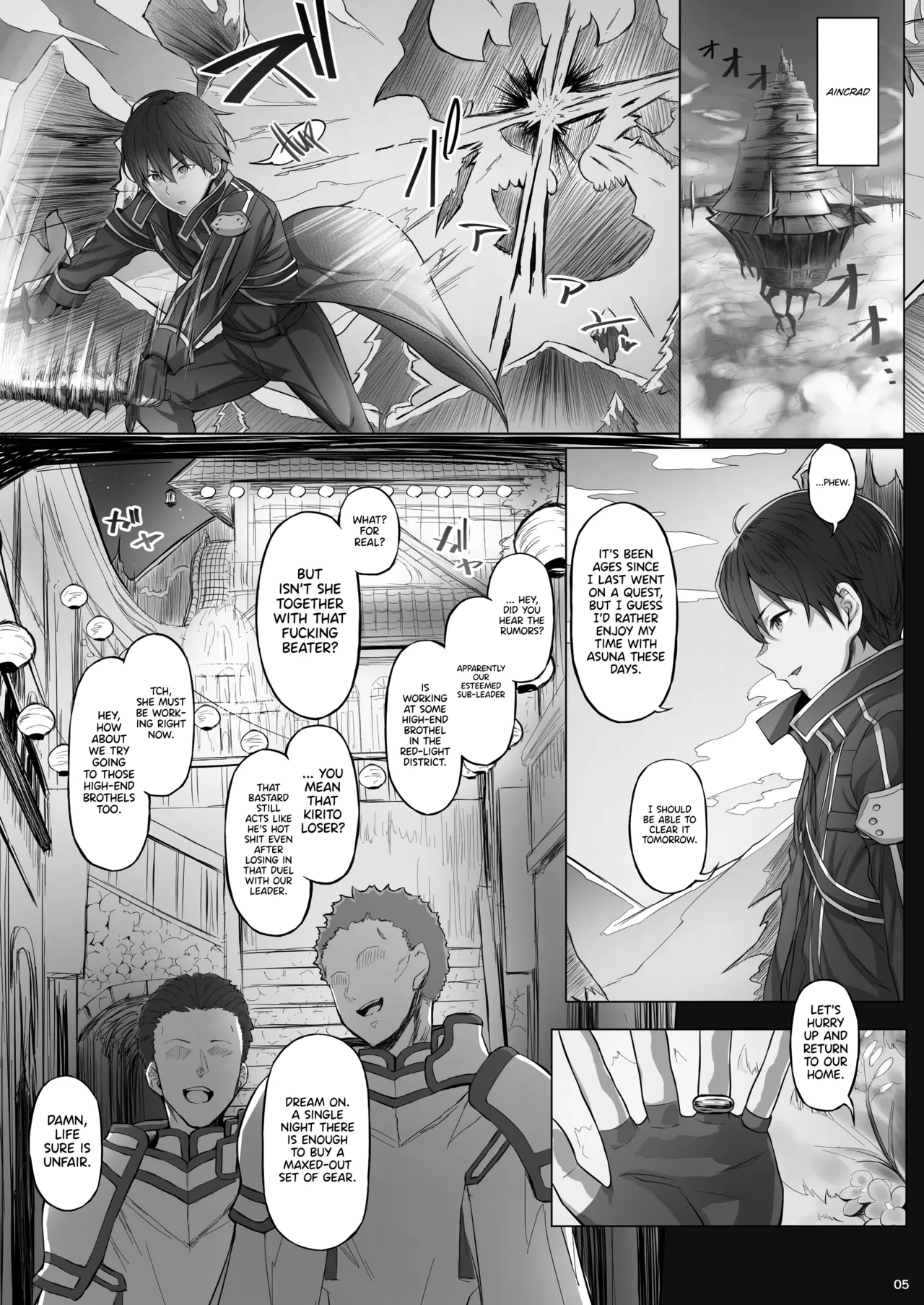 Asunama page 120 featuring asuna yuuki sword art online parody - read online free