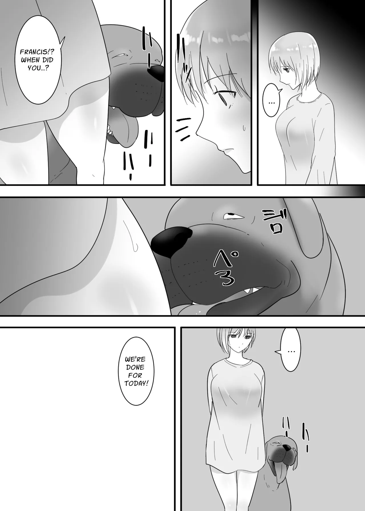 Francis wa Joshikousei ni Tanetsukeshitai! | Francis Wants to Mate! page 58 original parody - sweating leg lock hentai manga - read online free