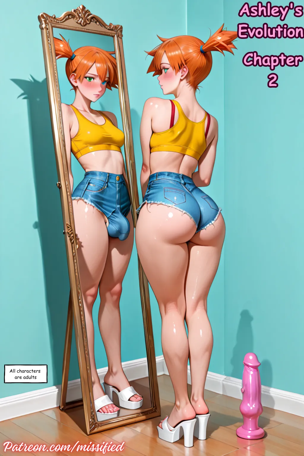 Ashey's Evolution page 17 featuring cynthia pokemon parody - transformation corruption hentai manga - read online free