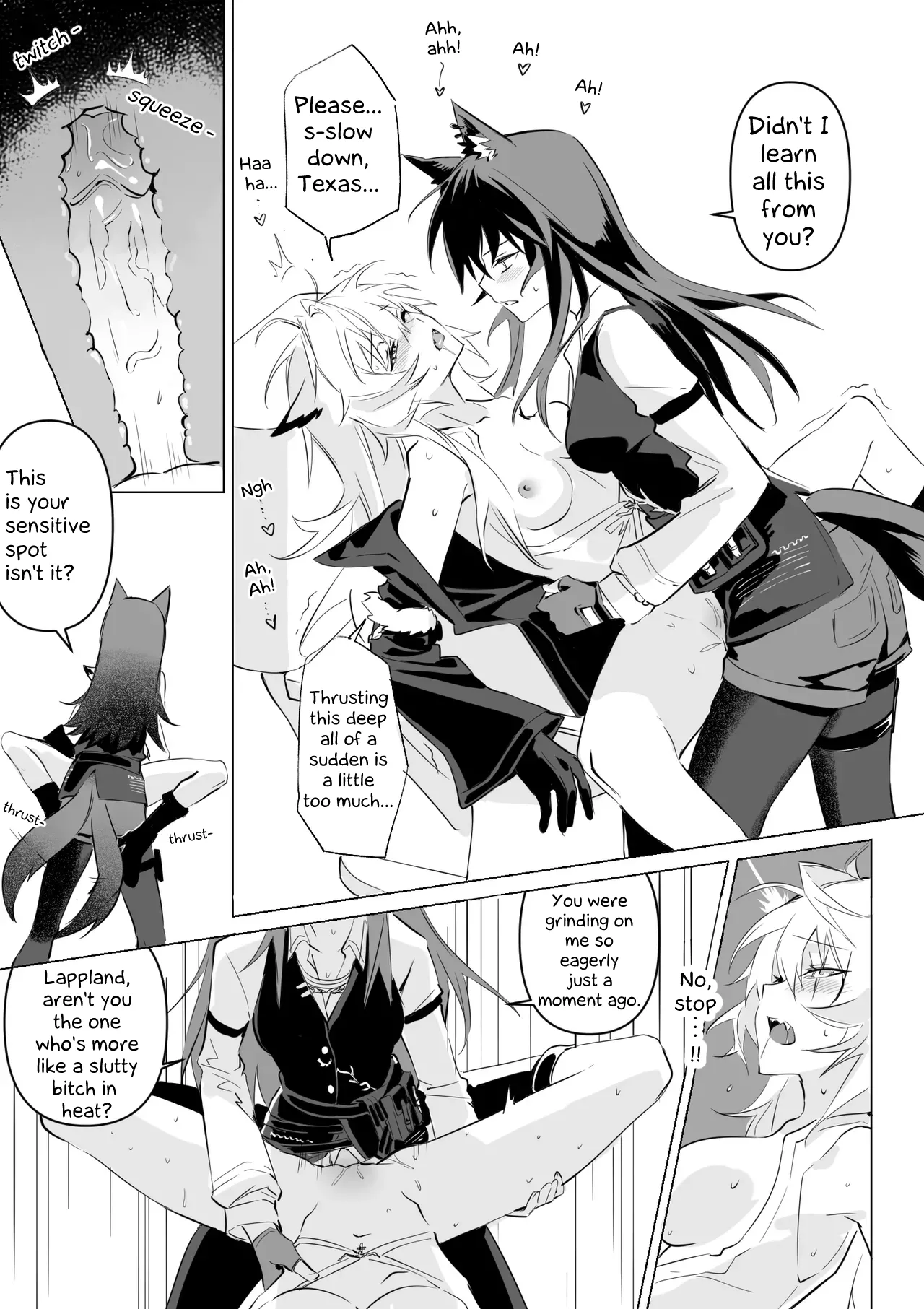 惹火 | To ignite a fire page 40 featuring lappland arknights parody - futanari uncensored hentai manga - read online free