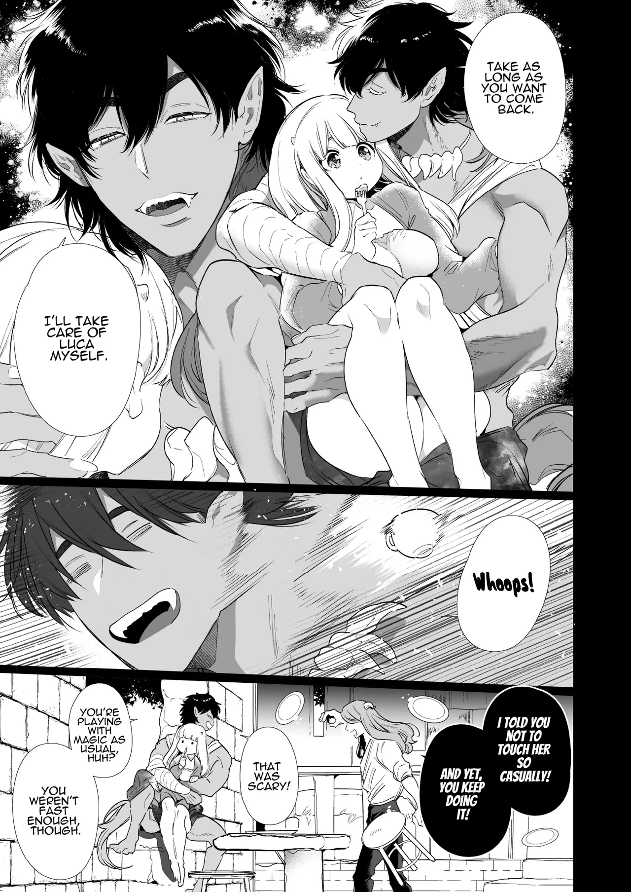 [Yatomomin (Yamamoto Tomomitsu)] Mede little Roy ~Ochikobore Majo no Shoutai wa, Seieki (Maryouku) o Kate to suru Saikyou no Akuma deshita.~ | Mede little Roy ~The Magic Academy Dropout was a Powerful Succubus~ [English] - Page 12