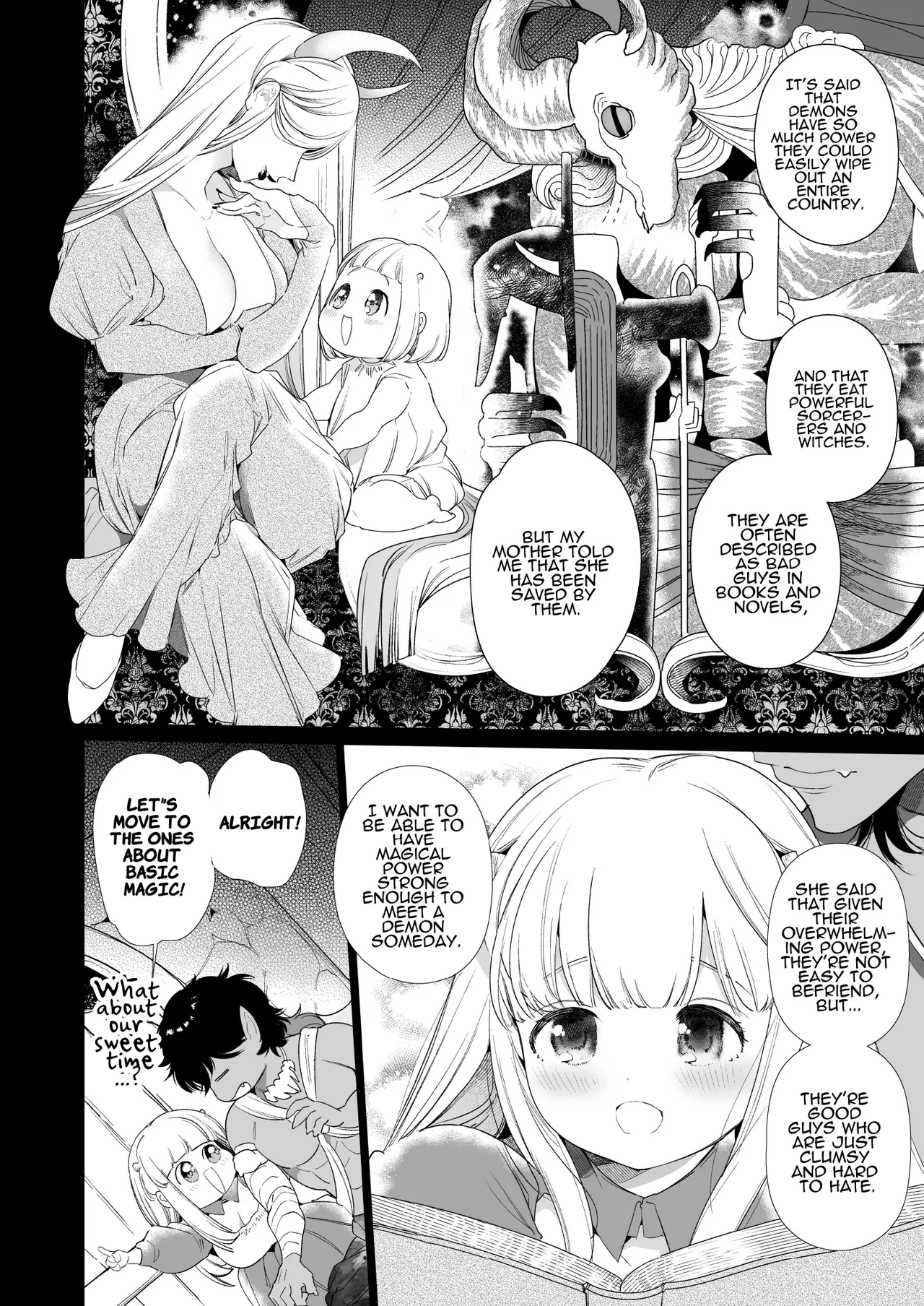 [Yatomomin (Yamamoto Tomomitsu)] Mede little Roy ~Ochikobore Majo no Shoutai wa, Seieki (Maryouku) o Kate to suru Saikyou no Akuma deshita.~ | Mede little Roy ~The Magic Academy Dropout was a Powerful Succubus~ [English] - Page 15