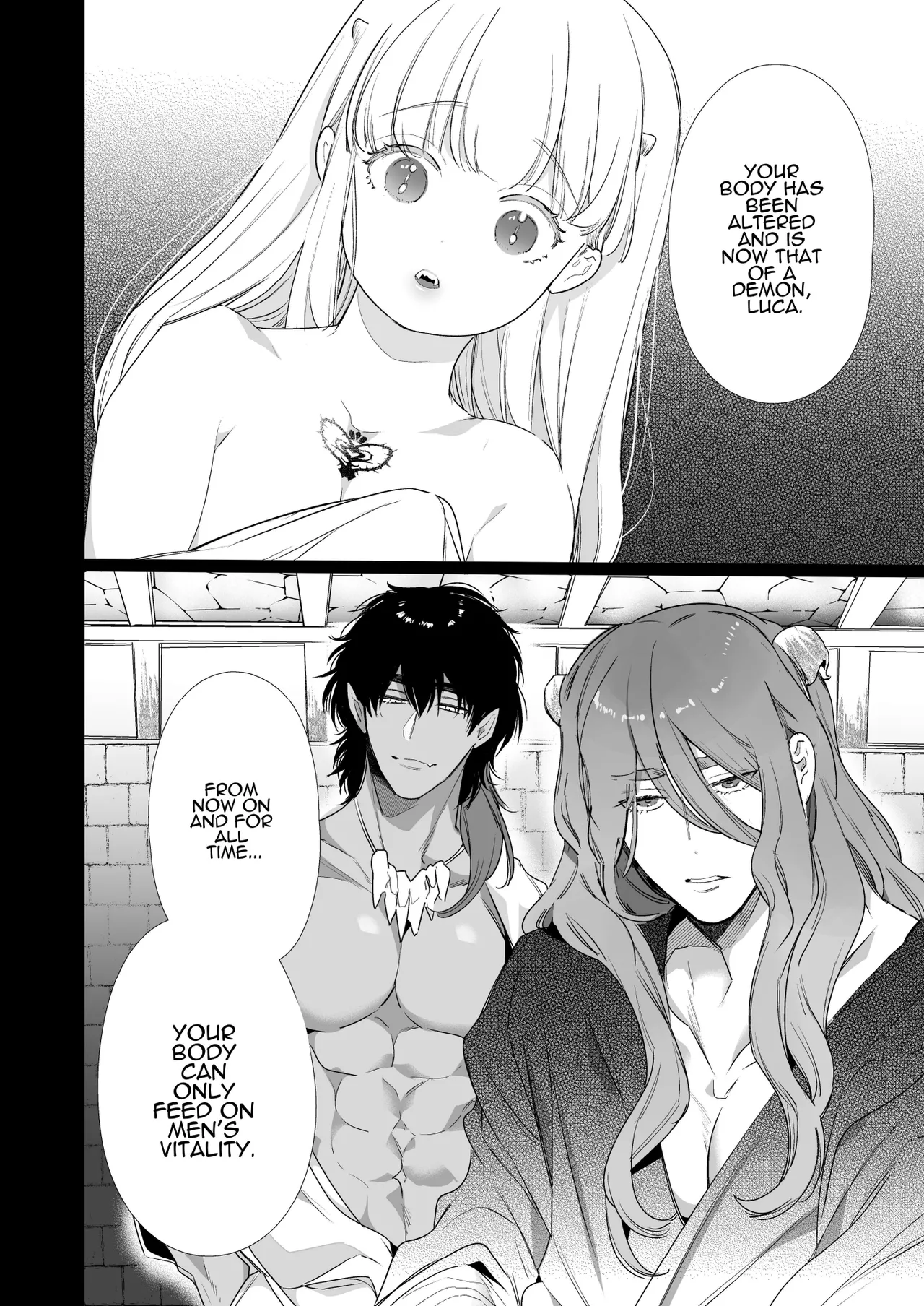 [Yatomomin (Yamamoto Tomomitsu)] Mede little Roy ~Ochikobore Majo no Shoutai wa, Seieki (Maryouku) o Kate to suru Saikyou no Akuma deshita.~ | Mede little Roy ~The Magic Academy Dropout was a Powerful Succubus~ [English] page 53 original parody - big breasts cunnilingus hentai manga - read online free