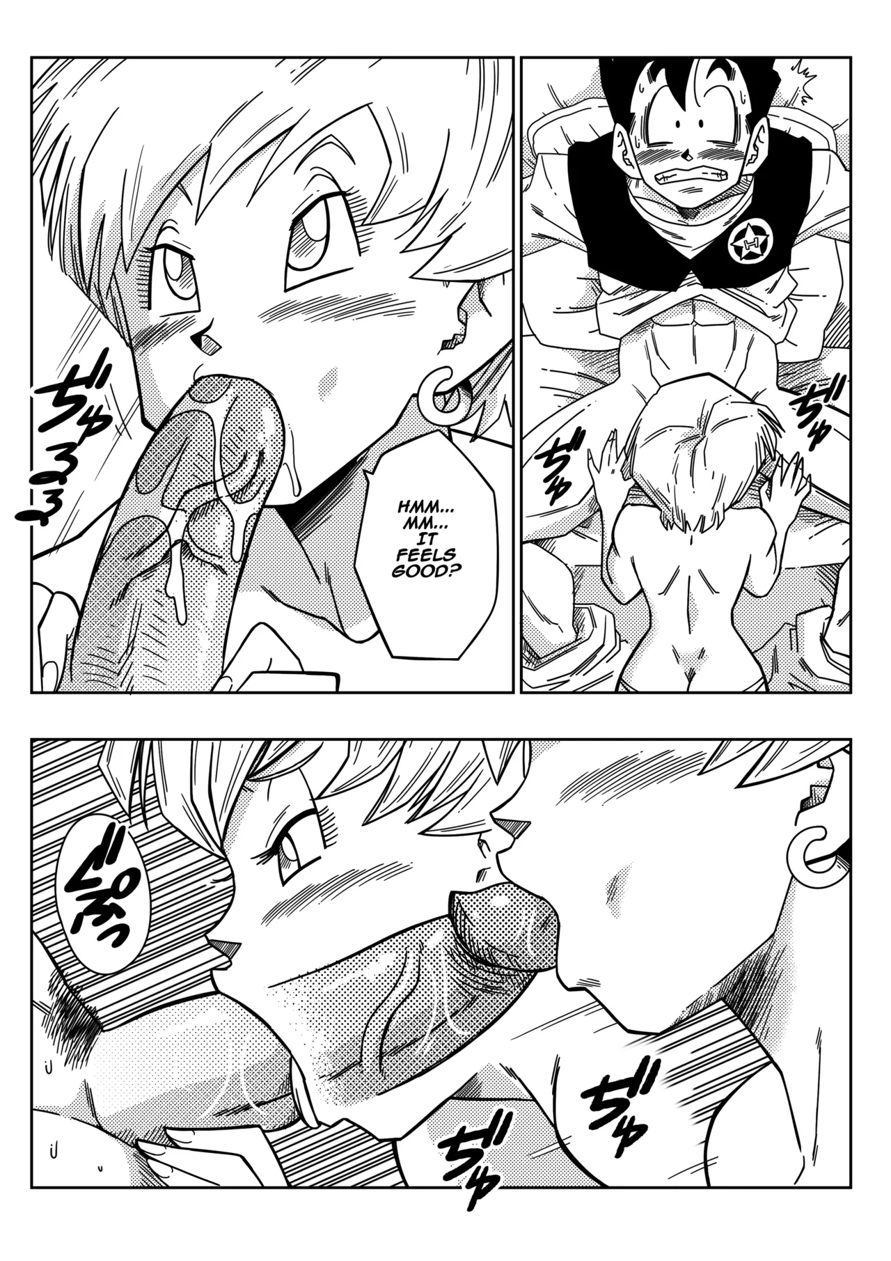 LOVE TRIANGLE Z Part 1 page 10 featuring erasa dragon ball z parody - sweating big breasts hentai manga - read online free