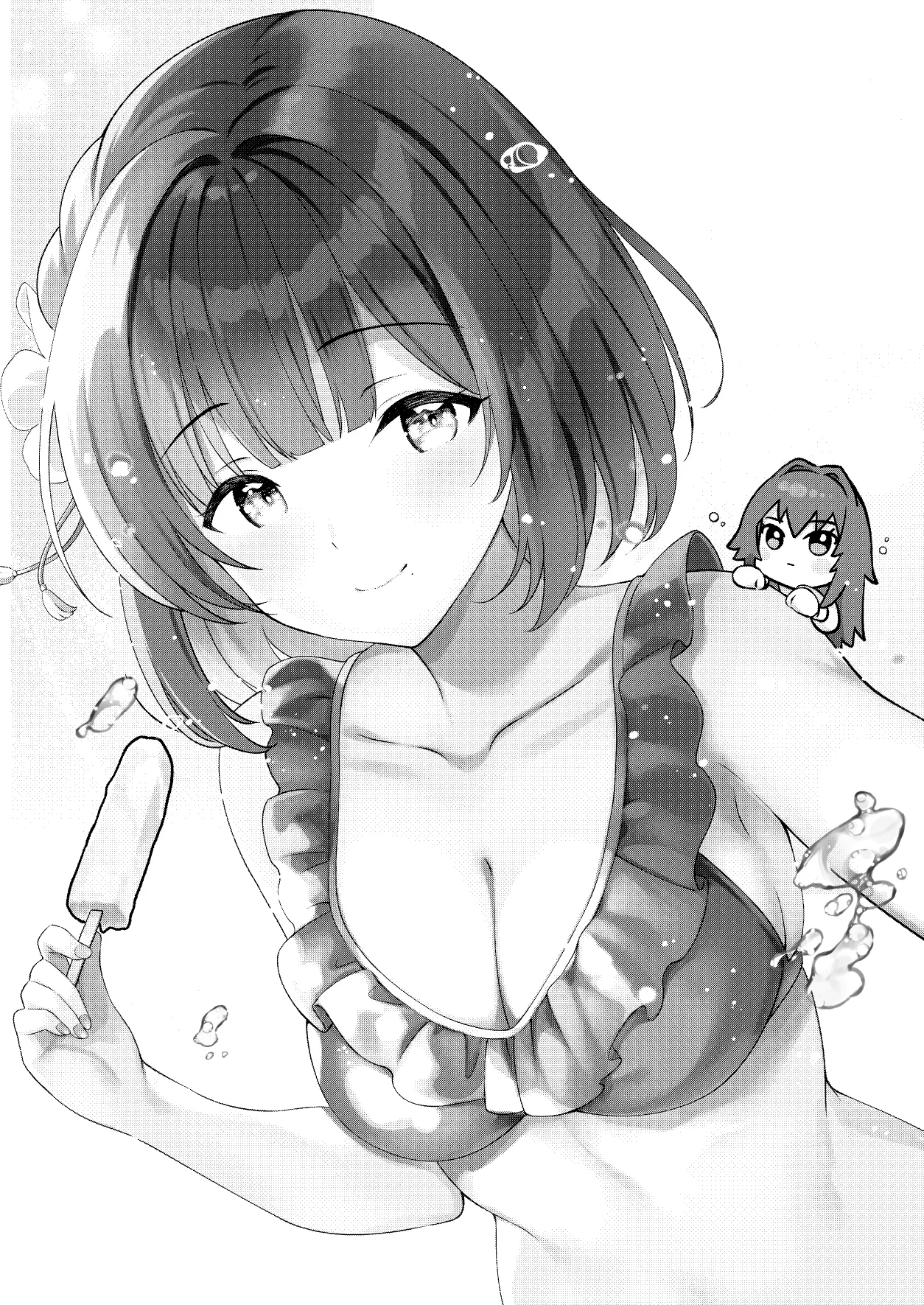 Tantou Idol ga Totsuzen Heya ni Arawareta Ken page 24 featuring producer the idolmaster parody - big breasts schoolgirl uniform hentai manga - read online free