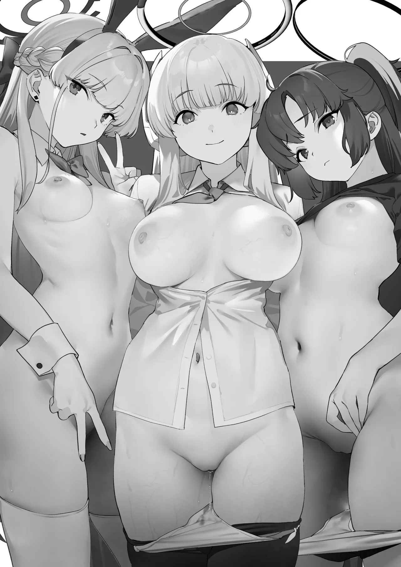 Camrism no BlueArch no Erohon no Soushuuhen Vol.1 page 116 featuring yuuka hayase blue archive parody - blowjob halo hentai manga - read online free