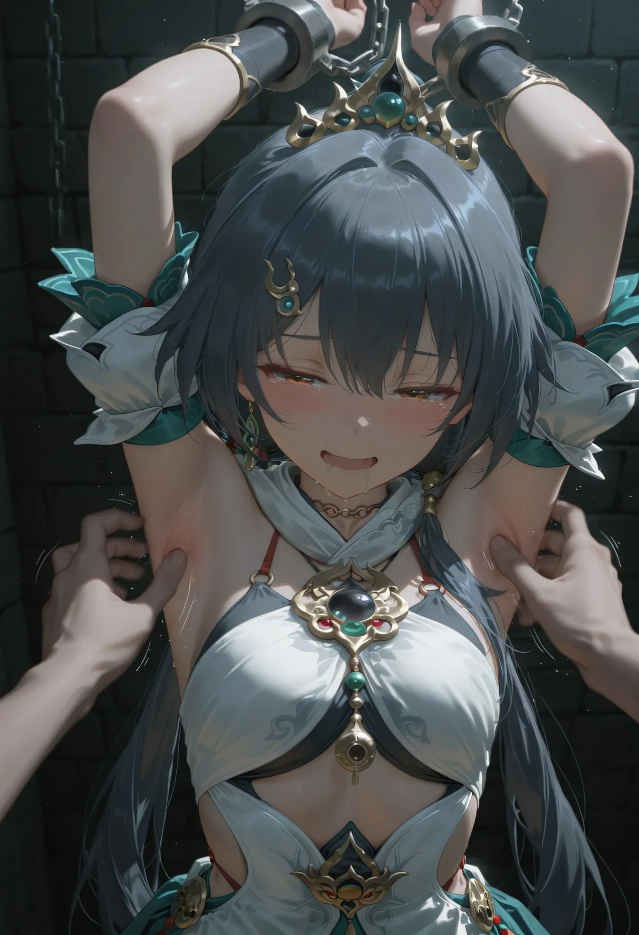 Shiina Mahiru page 27 featuring march 7th honkai star rail parody - ai generated hentai manga - read online free