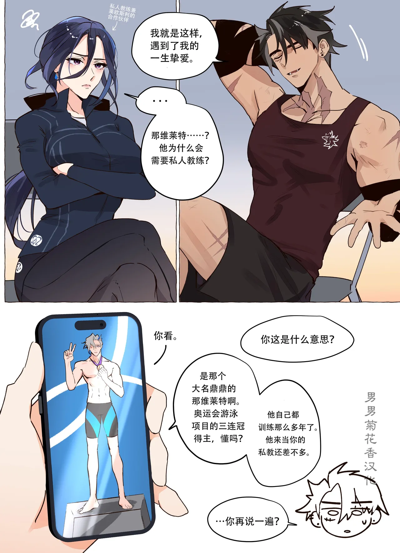【ecstasy】Personal Trainer AU full comic ｜现代设定私人教练(原神狱审)【chinese】【男男菊花香汉化】 page 24 featuring wriothesley genshin impact parody - uncensored full color hentai manga - read online free