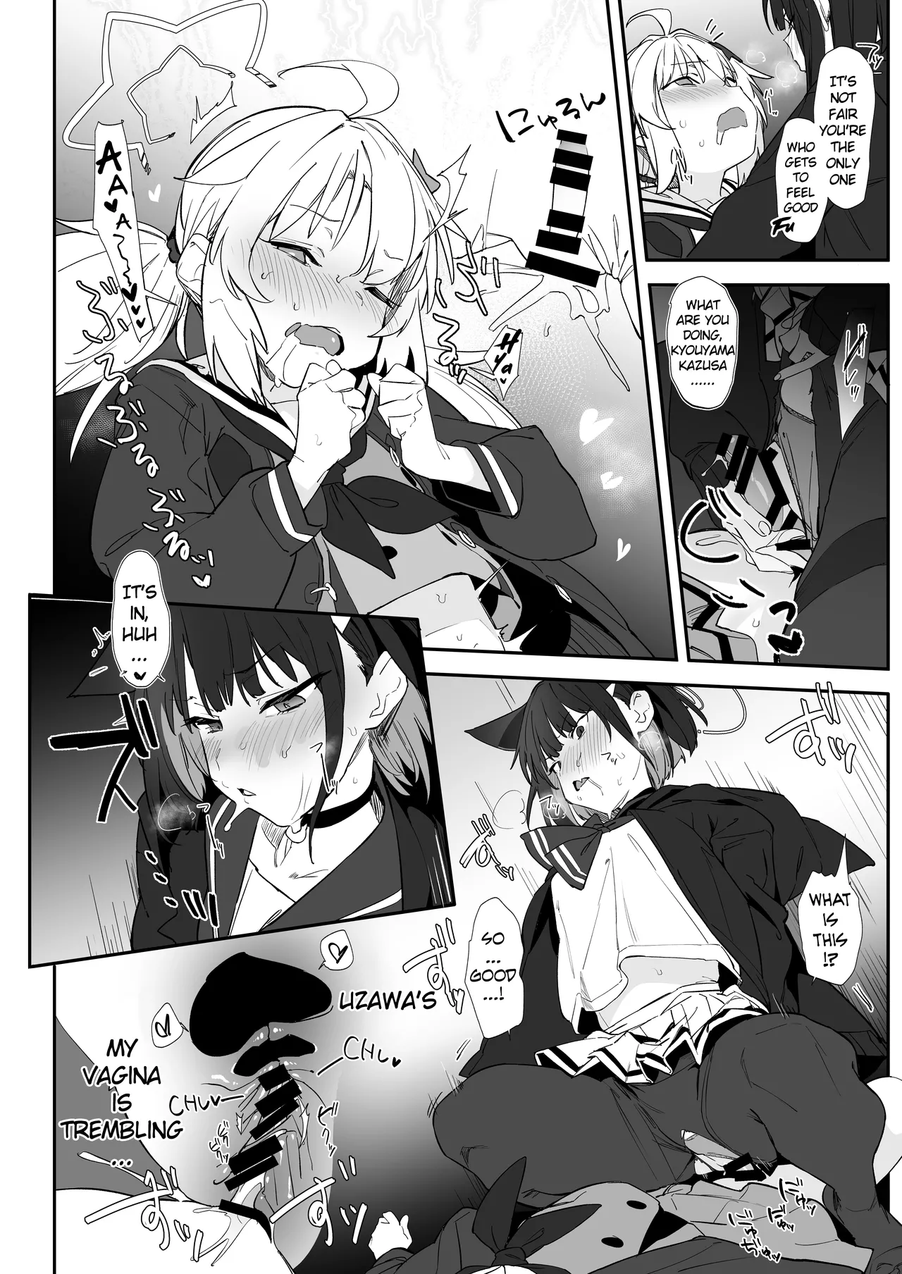 Blue Archive Futanari Anthology page 17 featuring mika misono blue archive parody - ttf threesome futanari hentai manga - read online free