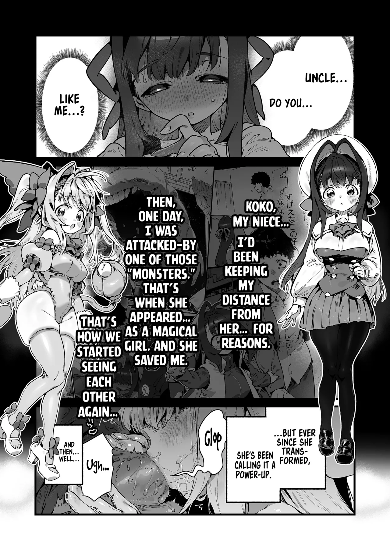 Page 2 of [Gyuutan Teishoku e no Koi] Mahou Shoujo wa Oji-san o Te ni Ireru 2 | The Magical Girl Makes Her Uncle Hers Forever – Part 2 [English] [Sonarin迫]