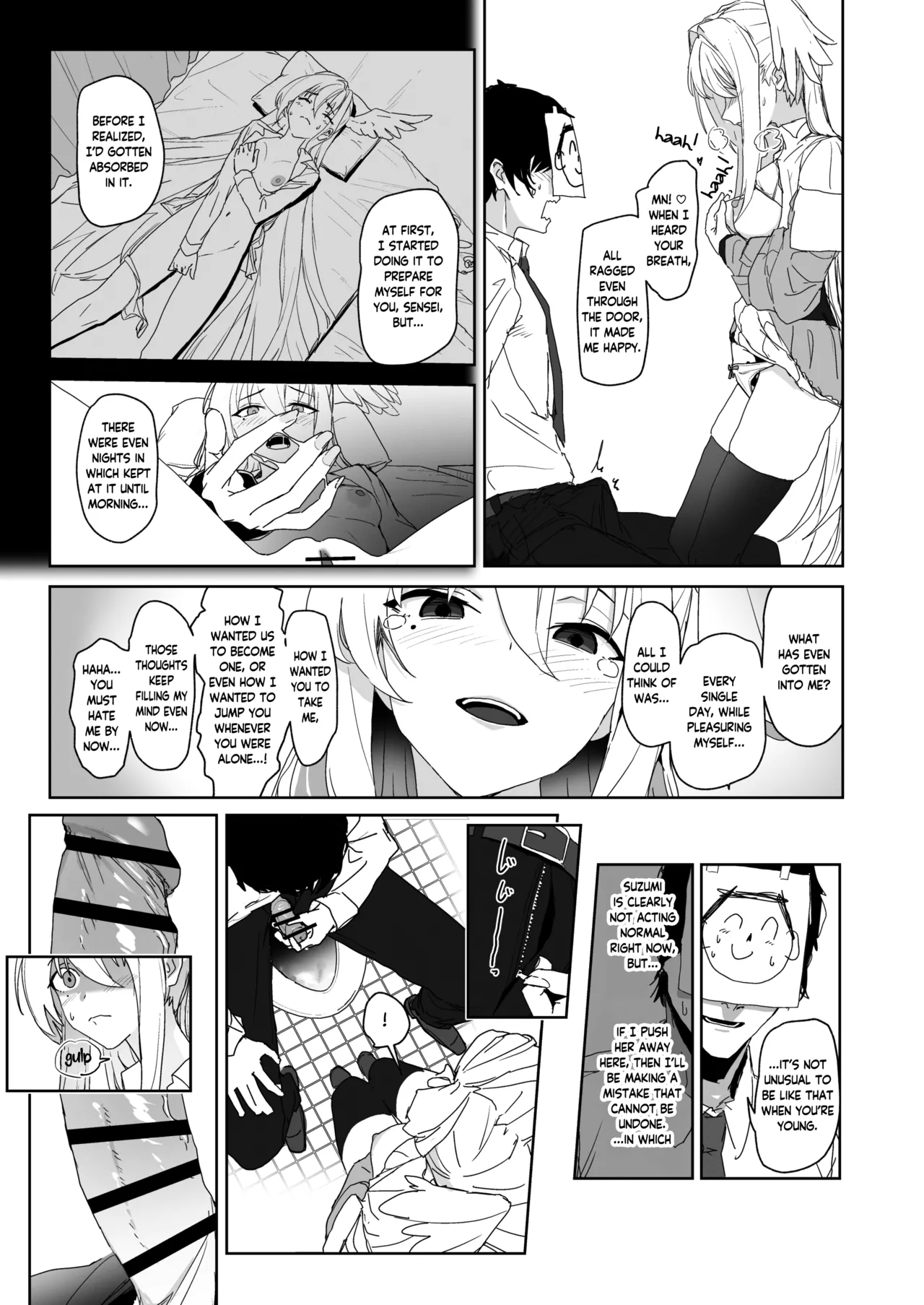 Page 9 of [Yoridori Midori (Akashiro Kiiro)] Katayoku no Antinomy | One-Winged Antinomy (Blue Archive) [English] [Douzo Lad Translations] [Digital]