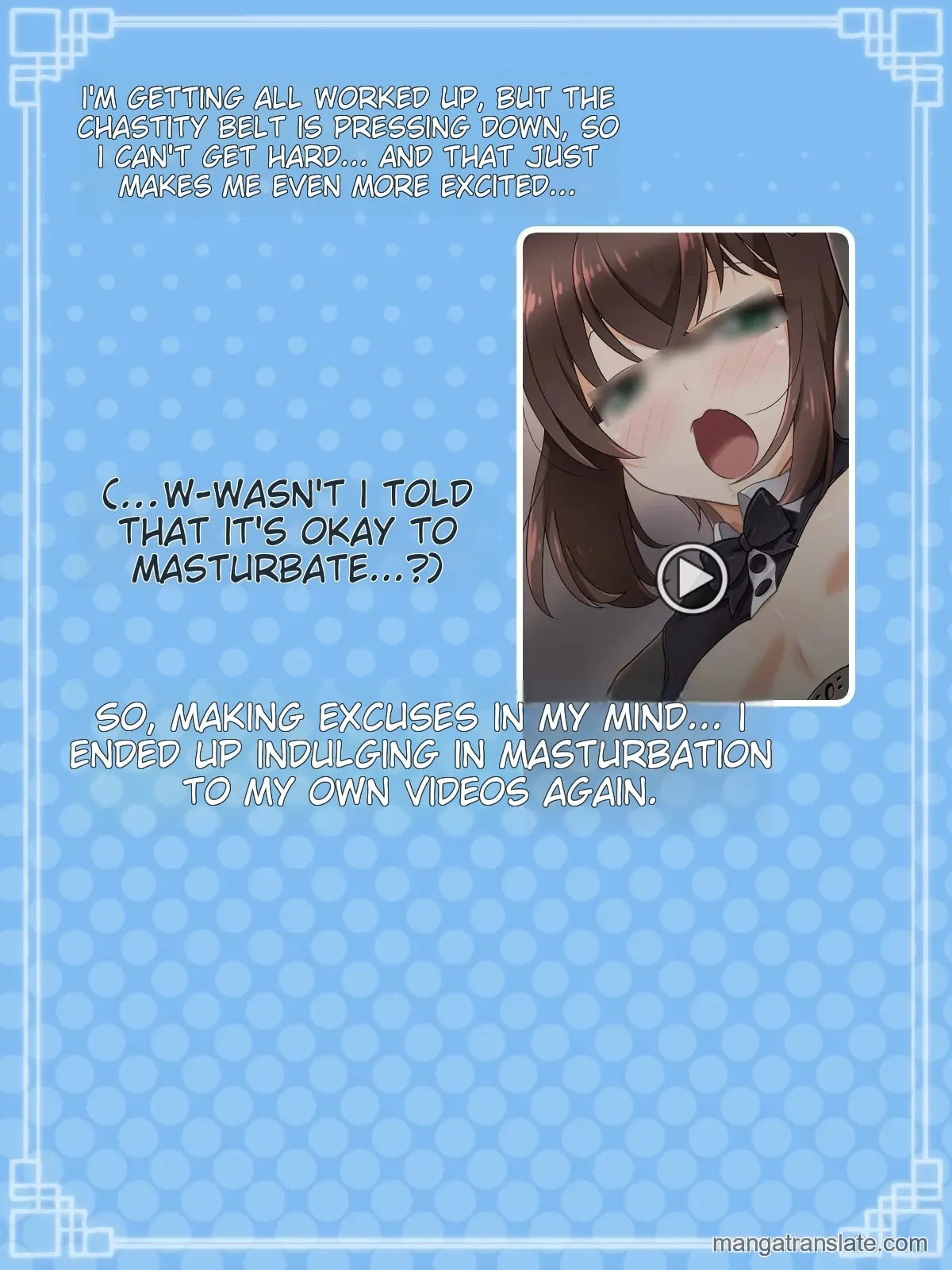 Senpai!! Karada ga Otoko ni Natta Mama desu kedo Sore wa Sore to Shite Ero Douga o Torimasu yo!? page 103 original parody - chastity belt anal hentai manga - read online free