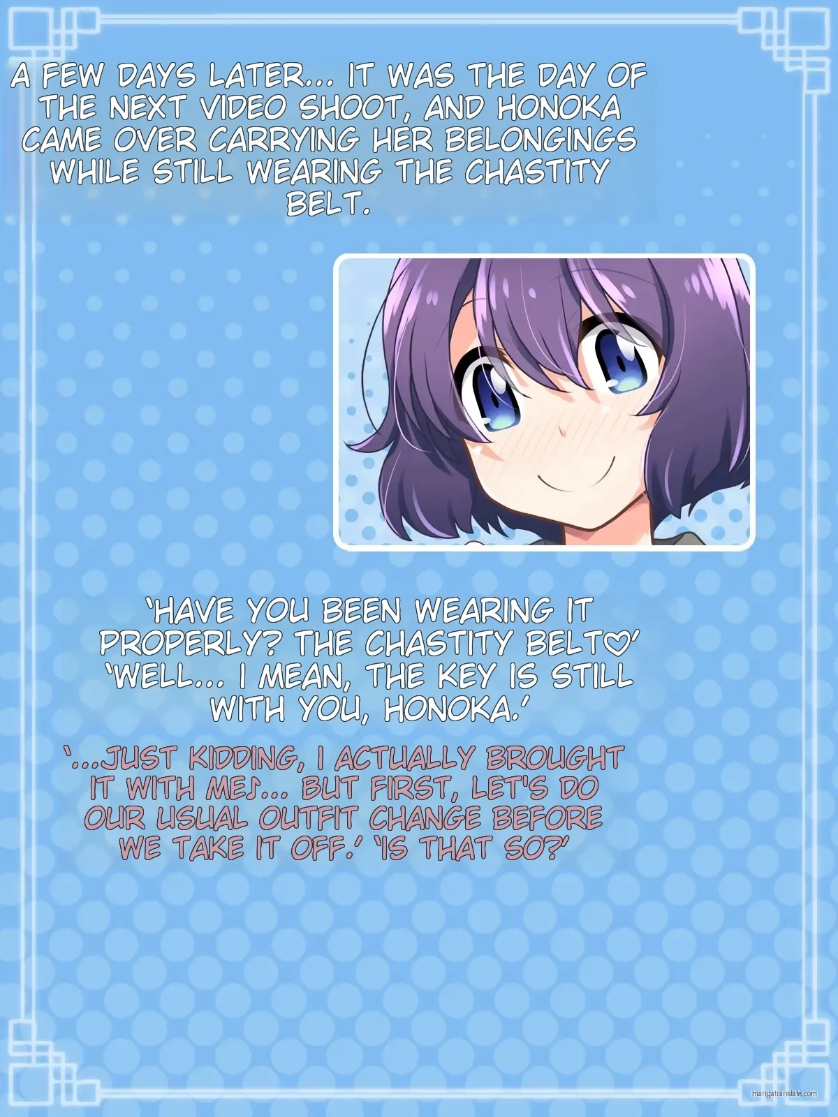 Senpai!! Karada ga Otoko ni Natta Mama desu kedo Sore wa Sore to Shite Ero Douga o Torimasu yo!? page 104 original parody - chastity belt anal hentai manga - read online free