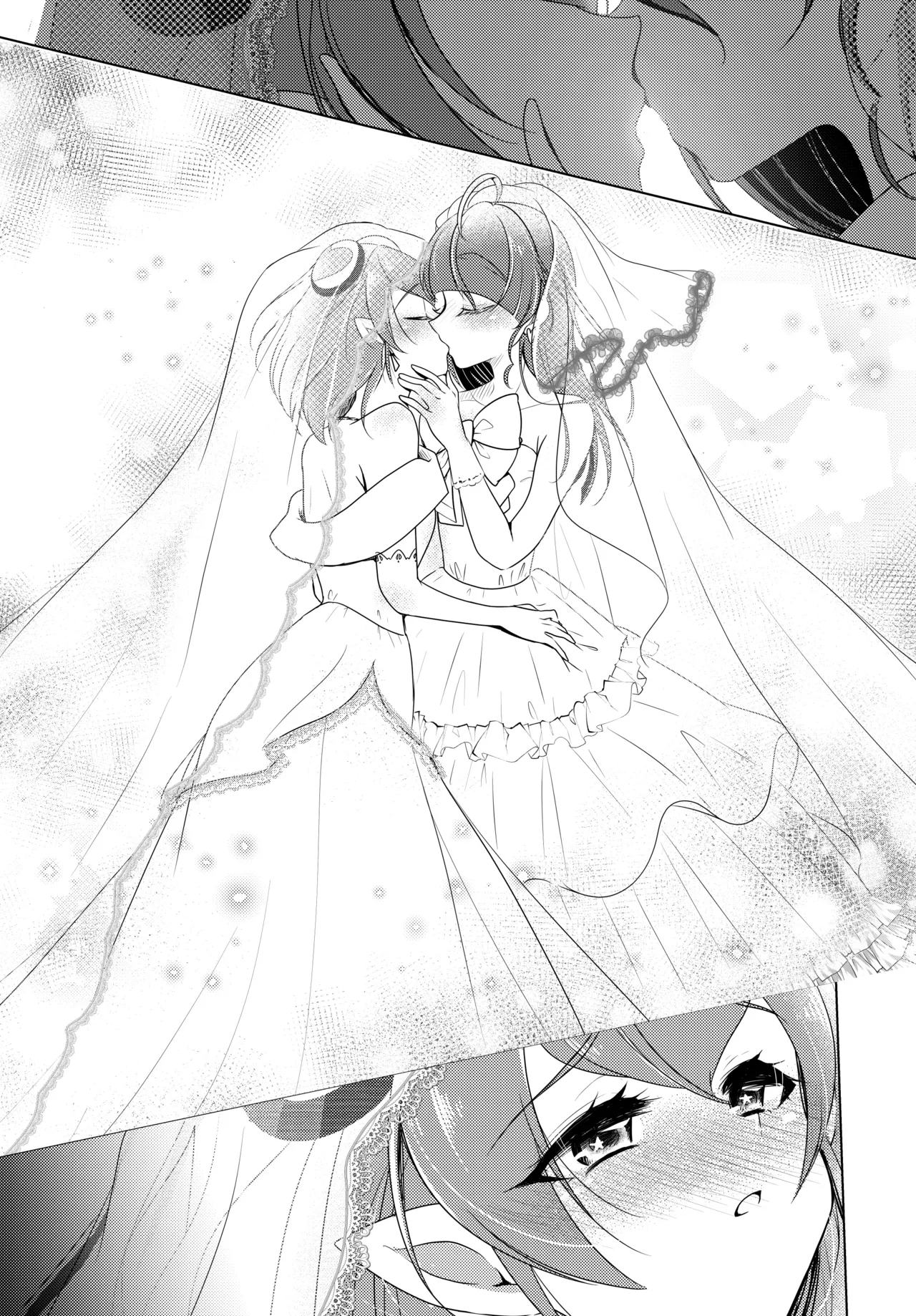 Shalom page 14 featuring cure milky star twinkle precure parody - females only yuri hentai manga - read online free