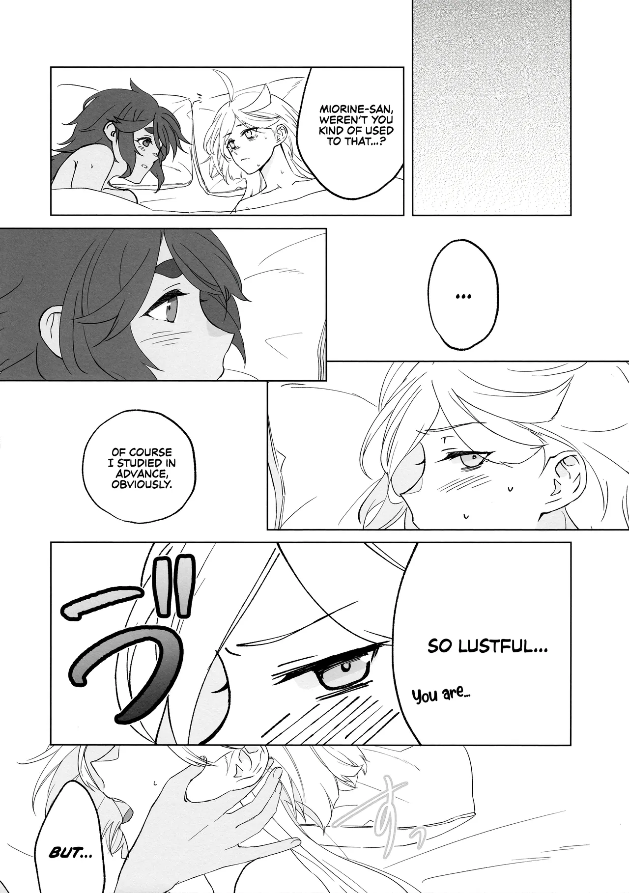 Kiss Kiss Kiss page 54 featuring miorine rembran mobile suit gundam the witch from mercury parody - cunnilingus females only hentai manga - read online free