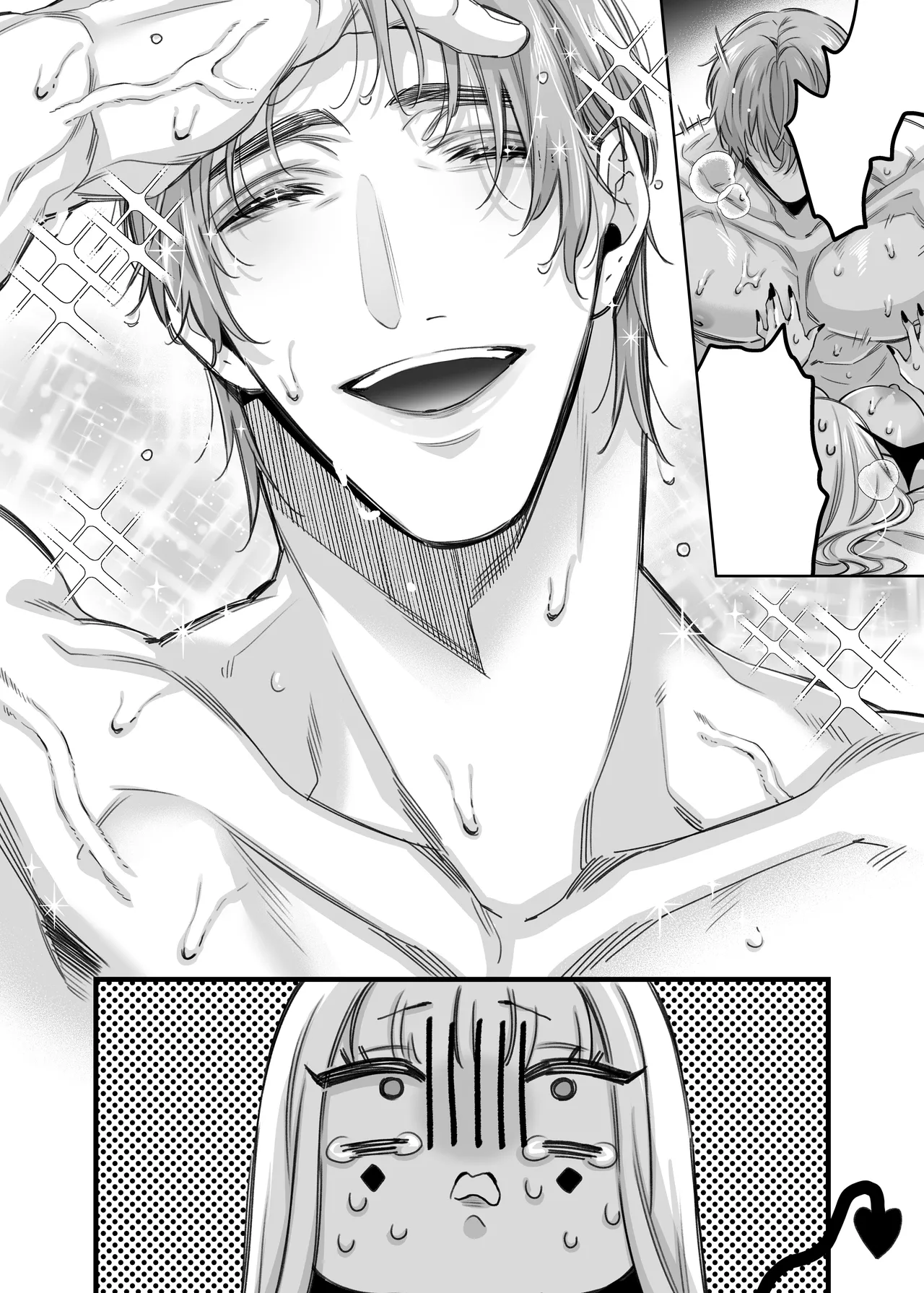 Lily-chan wa Maketakunai. ～Takabisha Succubus niwa DoS Shachiku de Wakarasete～ 3 page 110 original parody - squirting sweating hentai manga - read online free