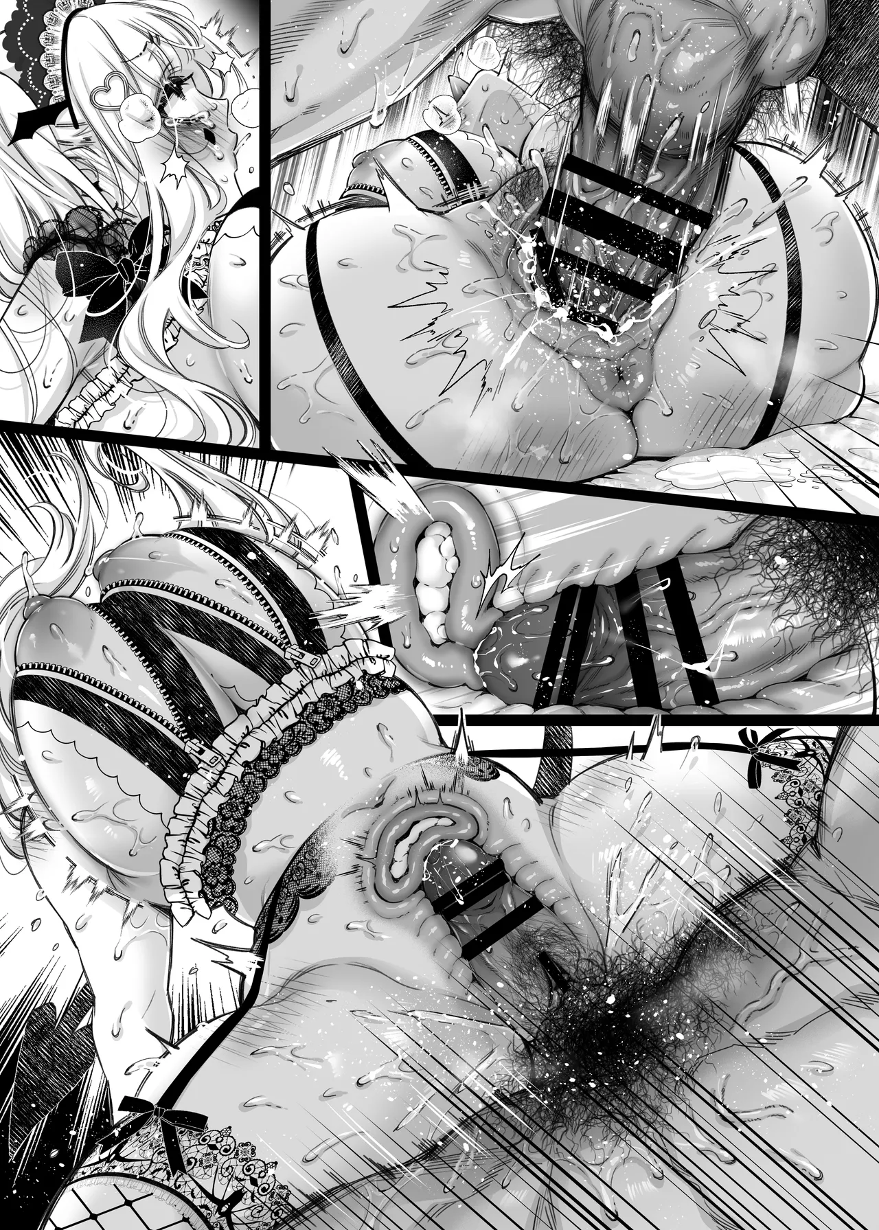 Lily-chan wa Maketakunai. ～Takabisha Succubus niwa DoS Shachiku de Wakarasete～ 3 page 89 original parody - squirting sweating hentai manga - read online free