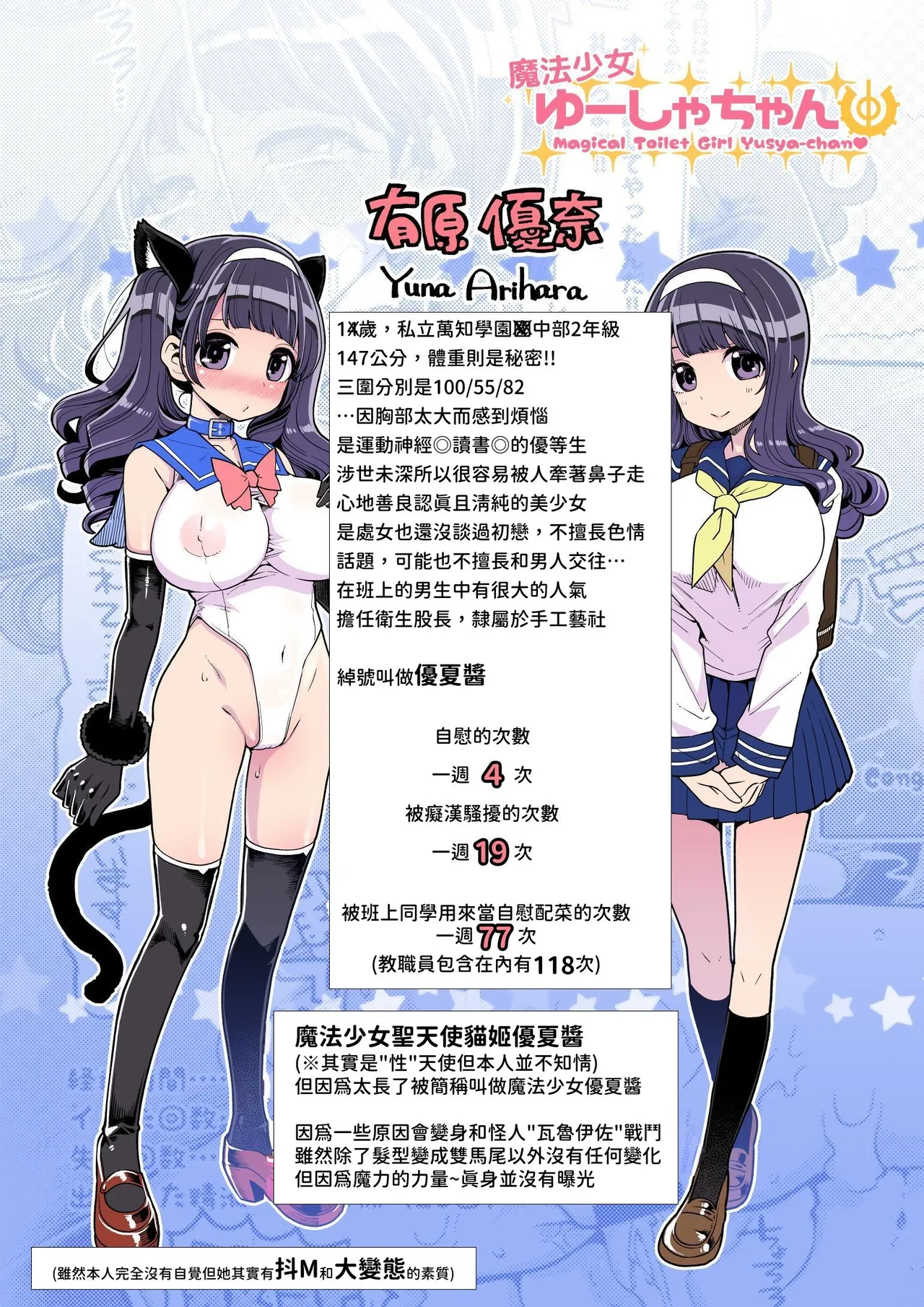Page 4 of [Showa Saishuu Sensen (Hanauna)] Mahou Shoujo Yusya-chan | 魔法少女優夏醬 [Chinese] [自給自足君] [Digital]