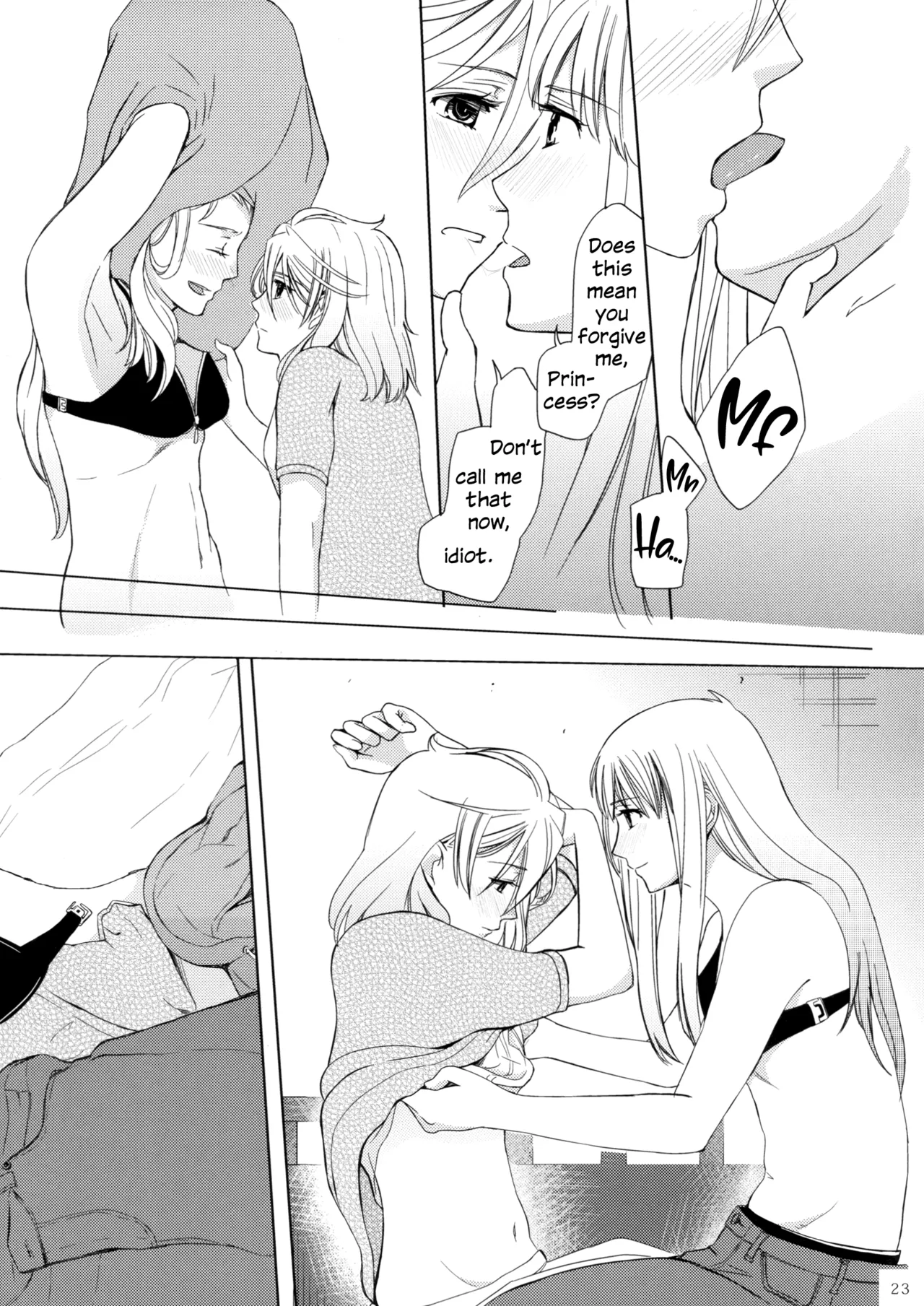 Page 22 of (Girls Love Festival 11) [No.3 (Kamonasu, Sakuraba, Yuyuki)] Meteora (Hayate x Blade) [English]