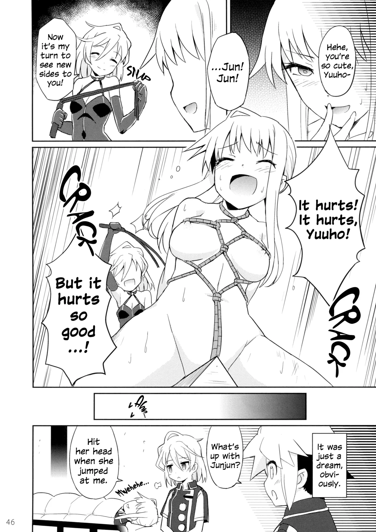 Page 45 of (Girls Love Festival 11) [No.3 (Kamonasu, Sakuraba, Yuyuki)] Meteora (Hayate x Blade) [English]